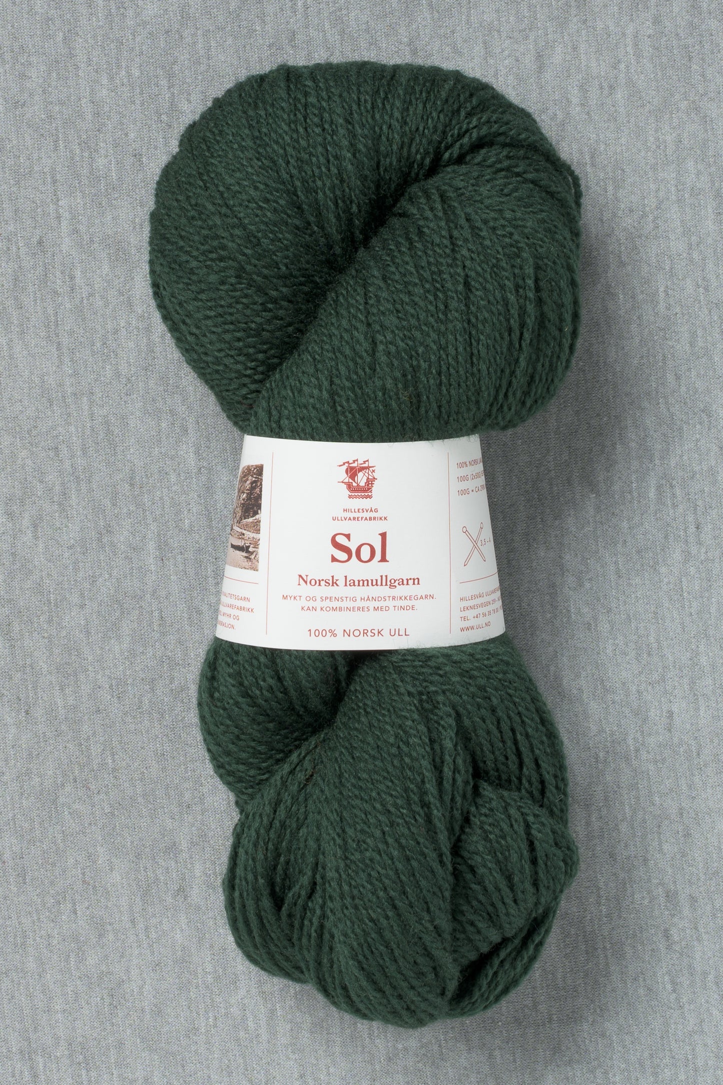 Hillesvåg Sol 418 Deep Dark Green (Bag of 10)