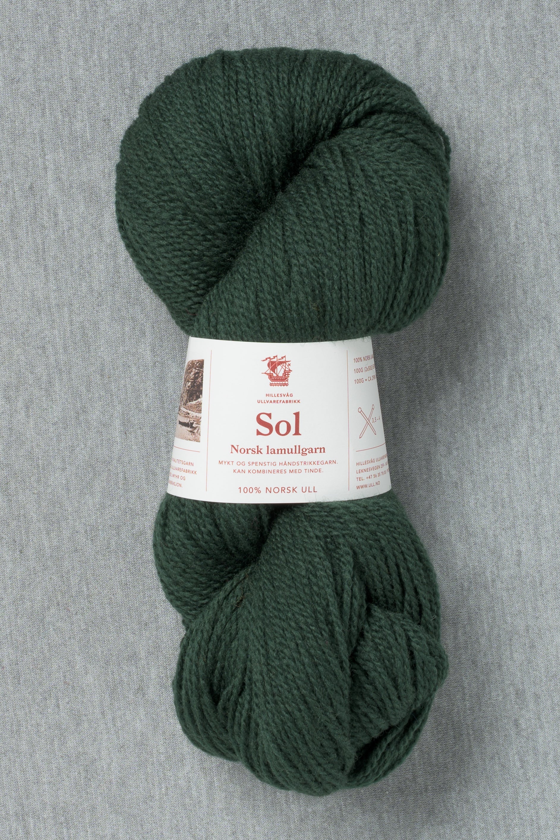 Hillesvåg Sol 418 Deep Dark Green (Bag of 10)