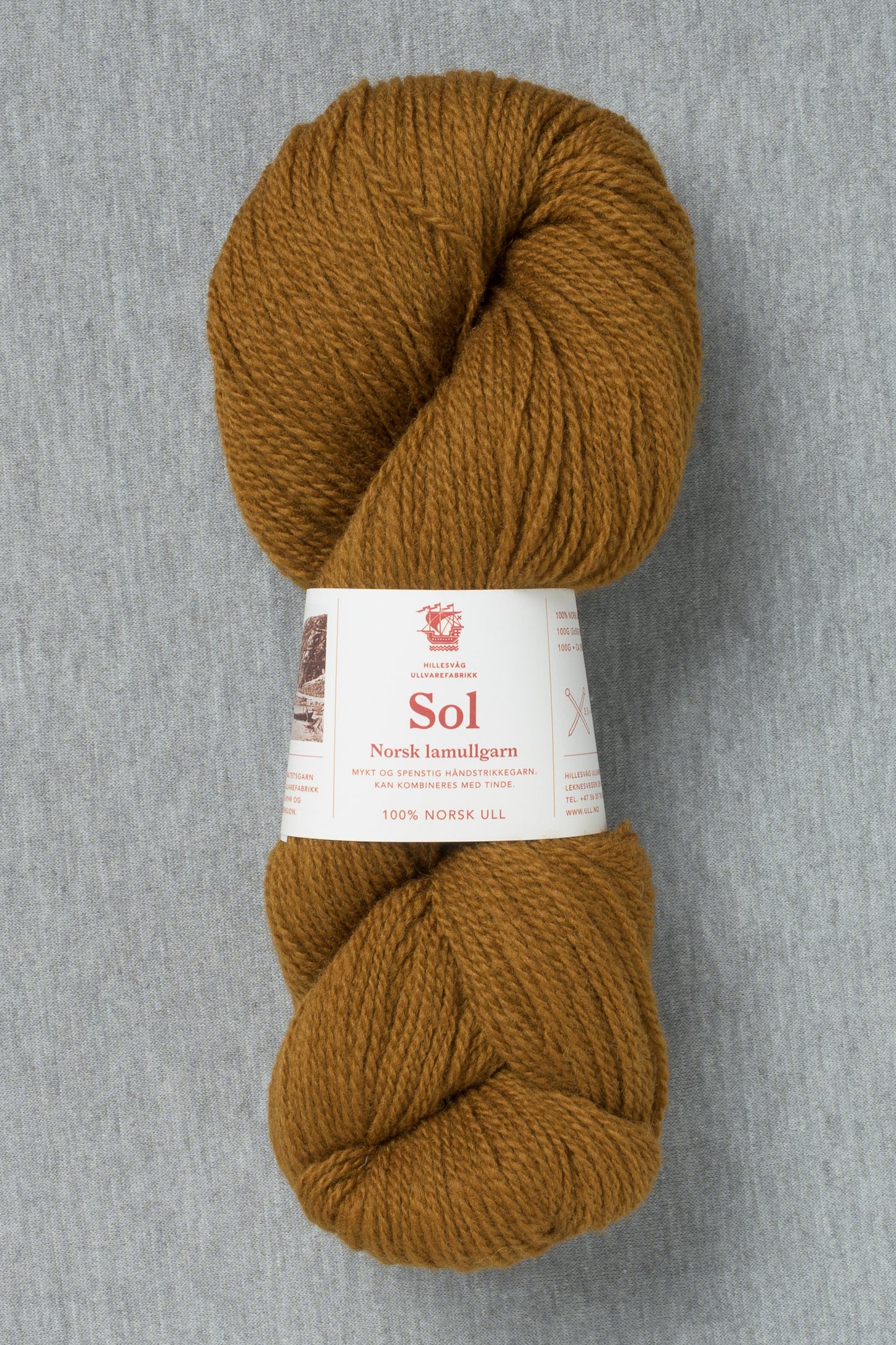 Hillesvåg Sol 440 Ocher Brown (Bag of 10)