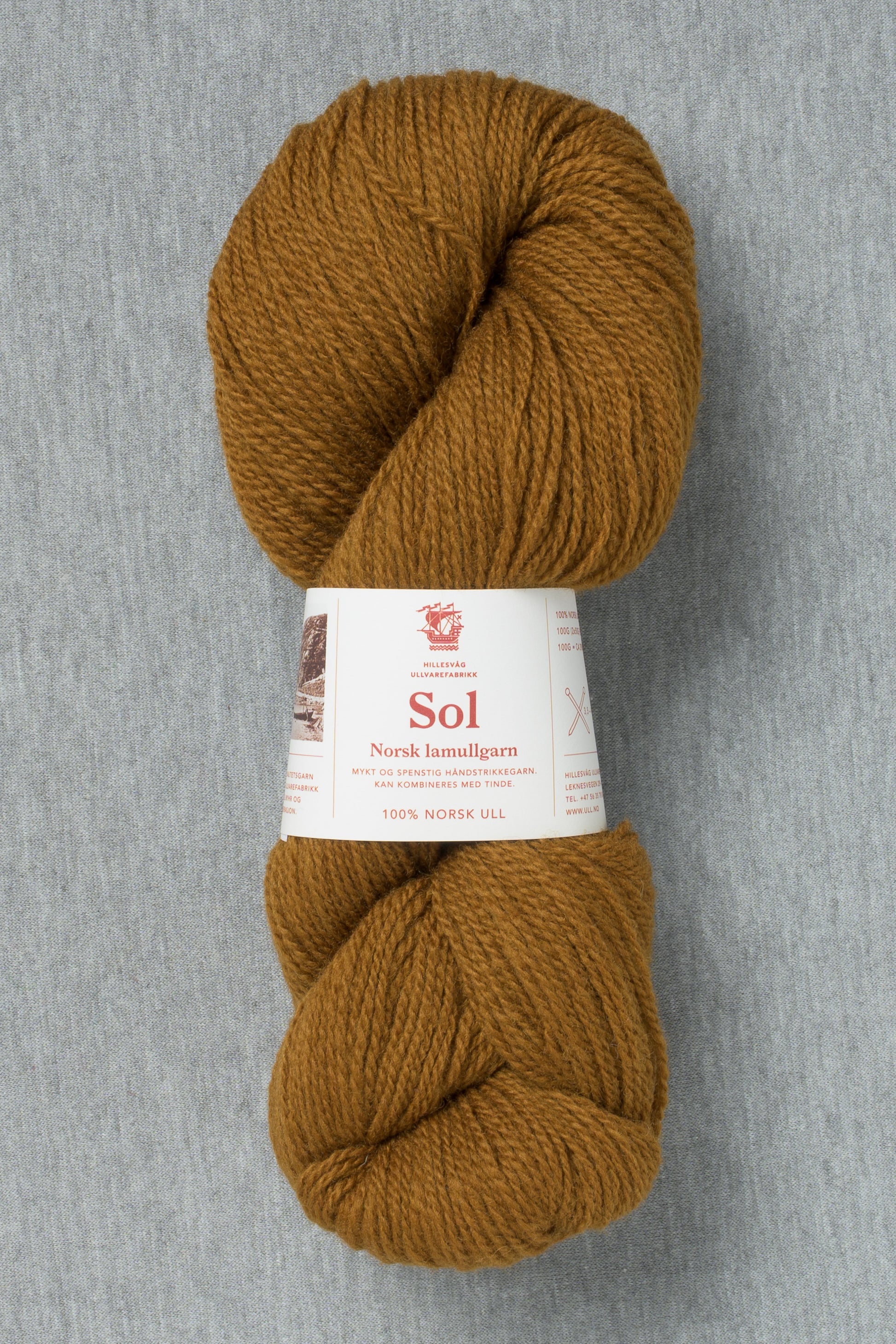 Hillesvåg Sol 440 Ocher Brown (Bag of 10)