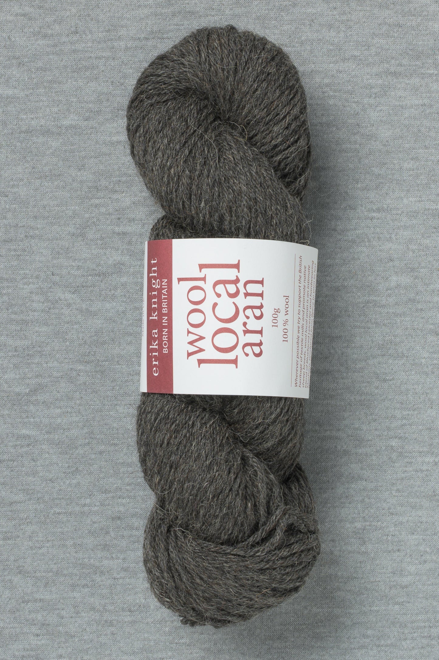 Erika Knight Wool Local Aran 806 Cathy Dark Grey (Bag of 10)