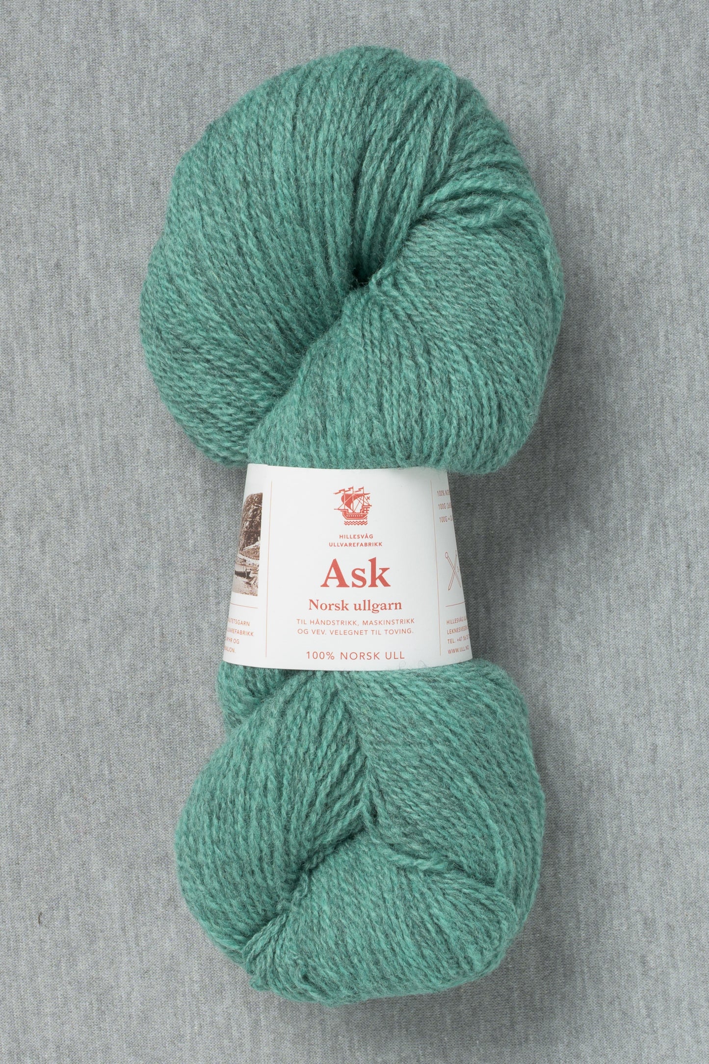 Hillesvåg Ask 6587 Heathered Mint Green (Bag of 10)