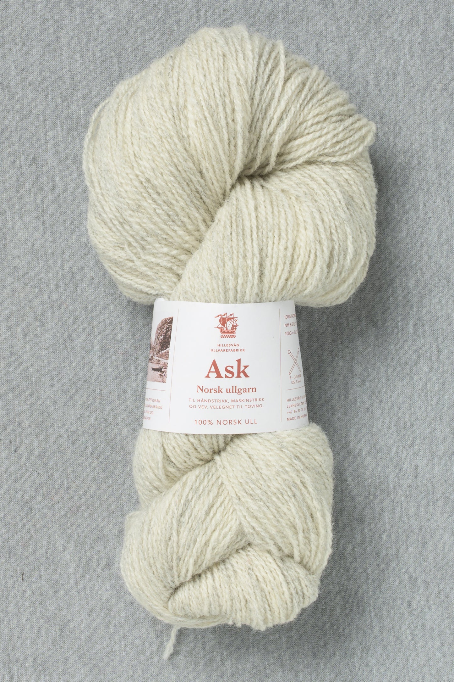 Hillesvåg Ask 6054 Heathered Light Grey (Bag of 10)