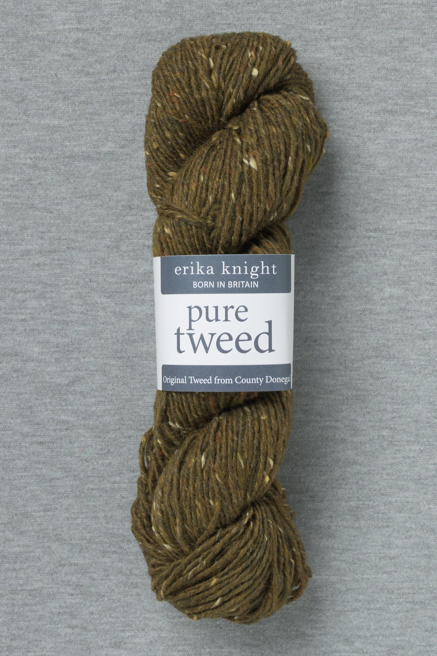 Erika Knight Pure Tweed 4893 Mossfennan Green (Bag of 10)
