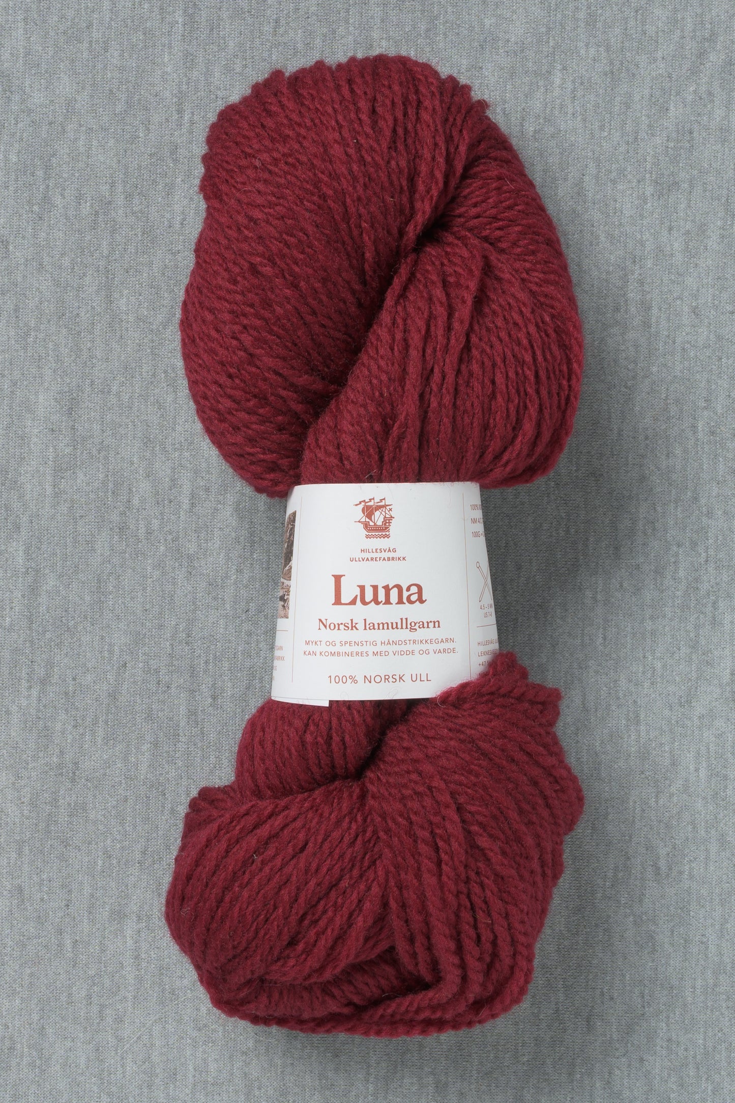Hillesvåg Luna 419 Burgundy (Bag of 10)