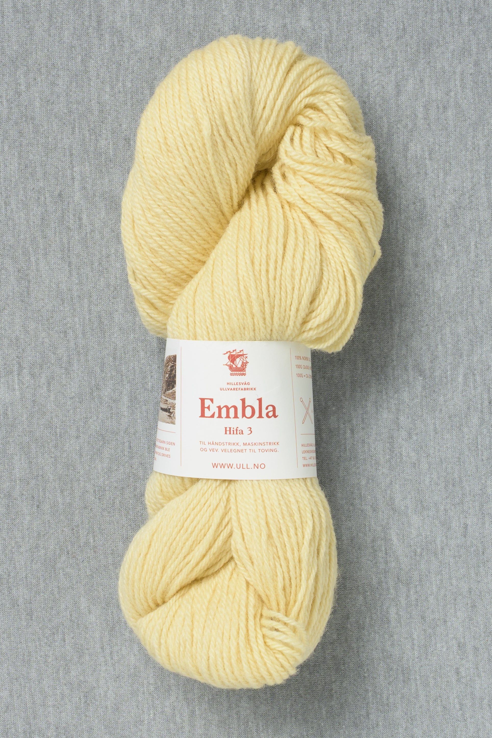 Hillesvåg Embla 6119 Light Yellow (Bag of 10)
