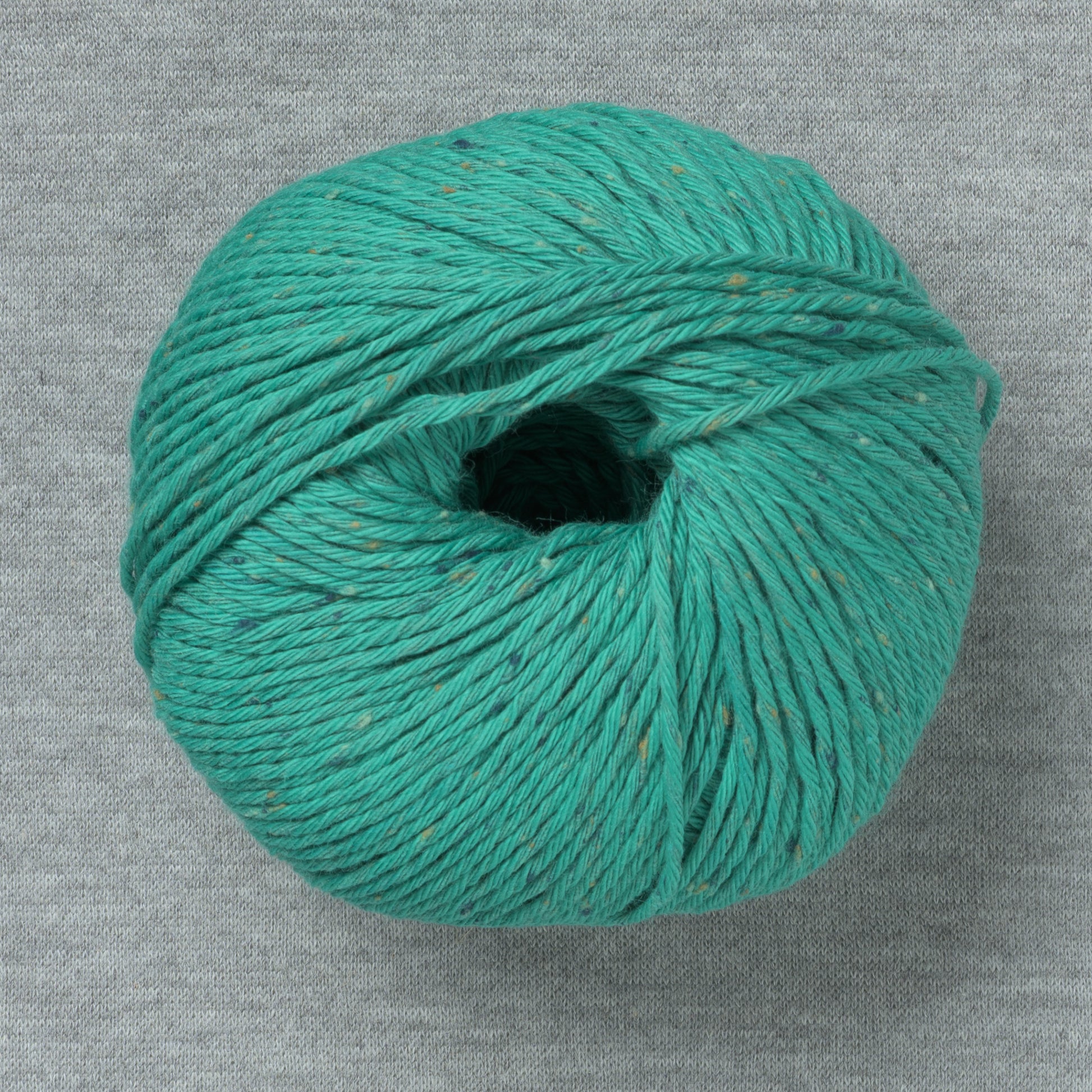 Erika Knight Gossypium Cotton Tweed 27 Bright Turqoise (Bag of 10)