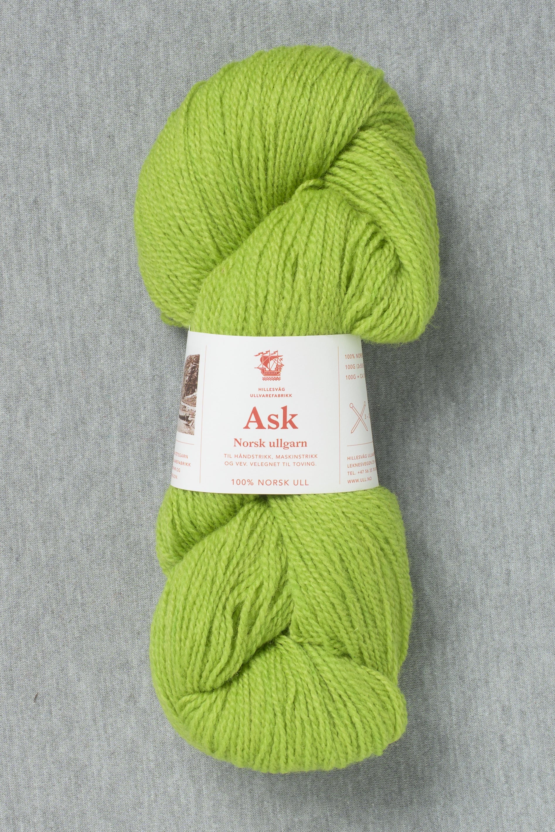 Hillesvåg Ask 6088 Clear Apple Green (Bag of 10)