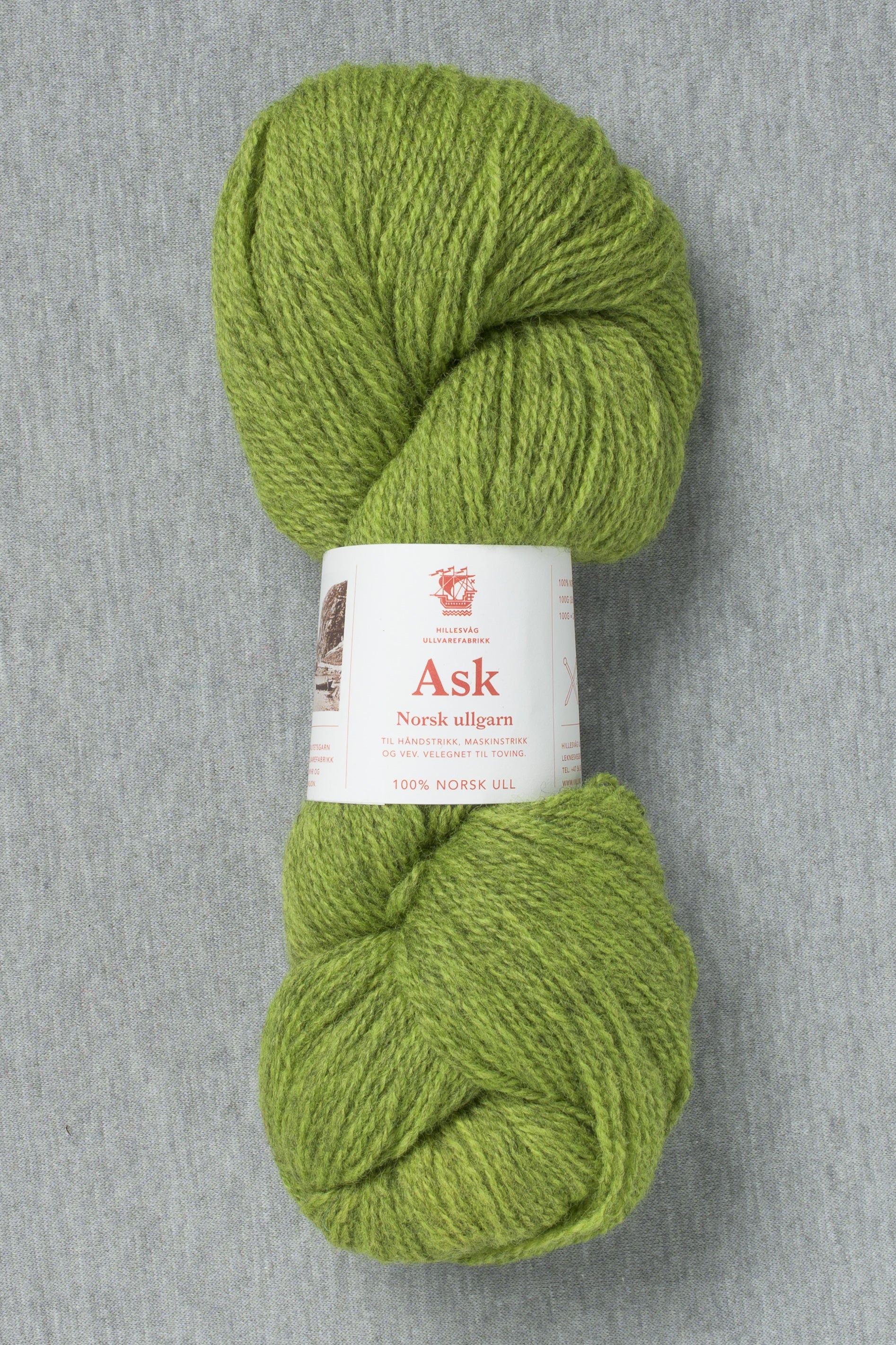 Hillesvåg Ask 6588 Heathered Clear Apple Green (Bag of 10)