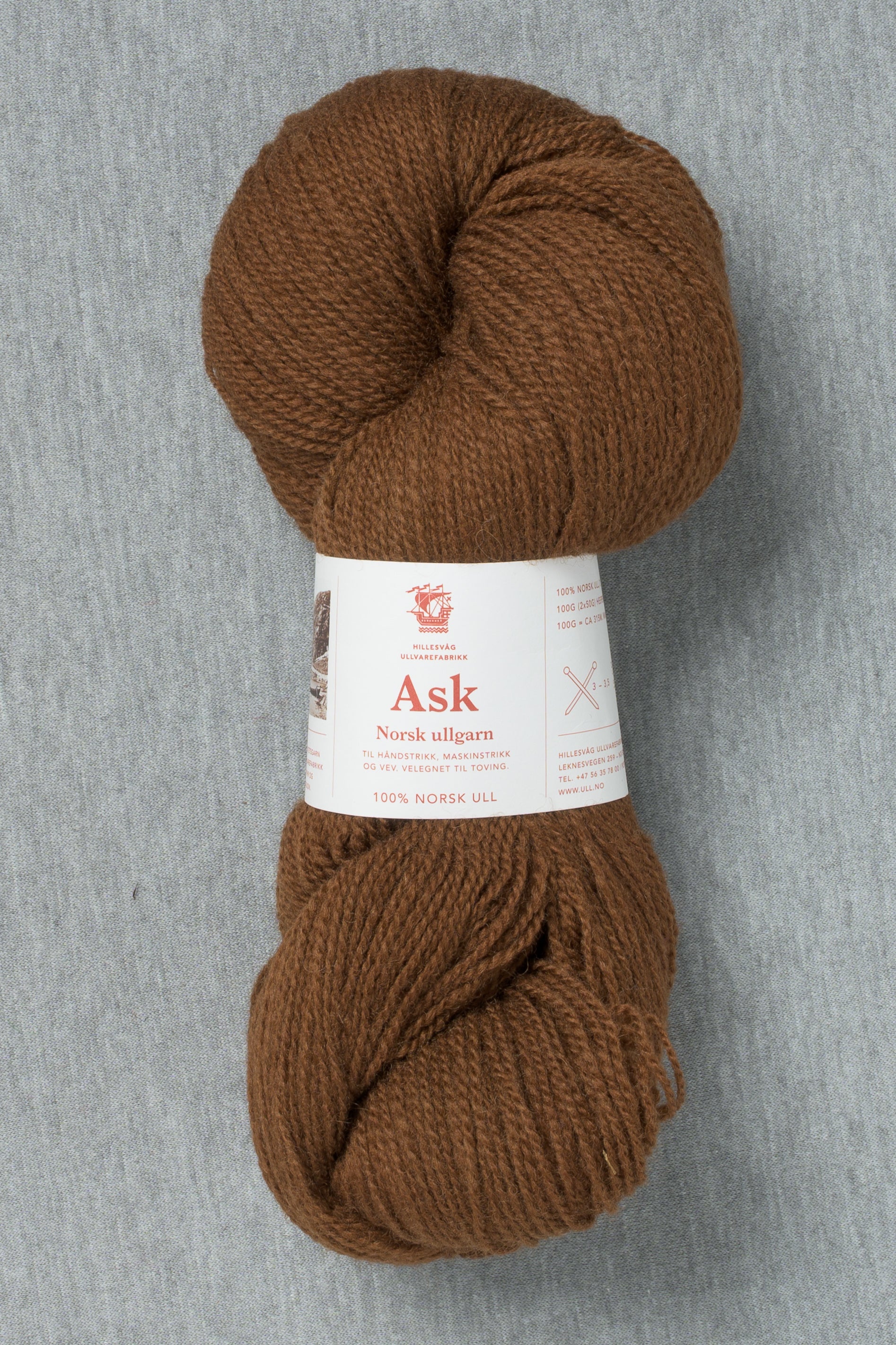 Hillesvåg Ask 6141 Brown (Bag of 10)