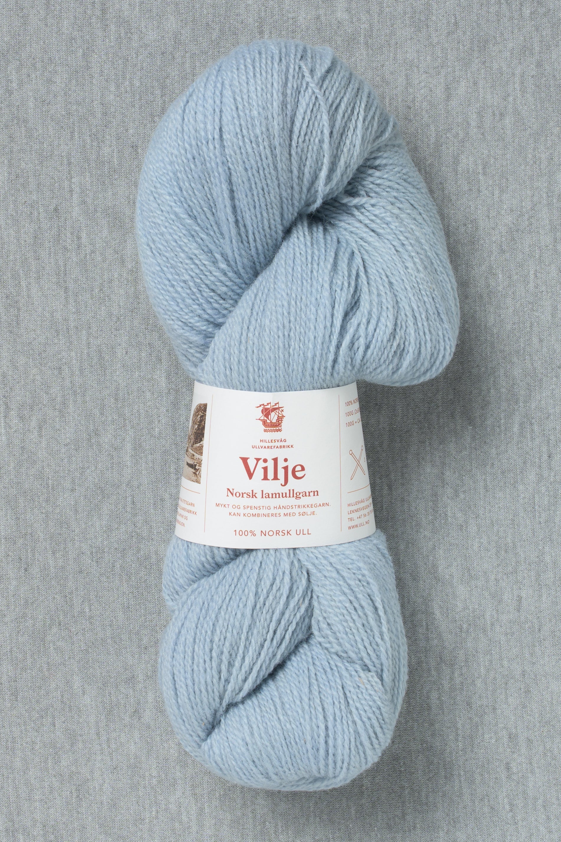 Hillesvåg Vilje 408 Light Blue (Bag of 10)