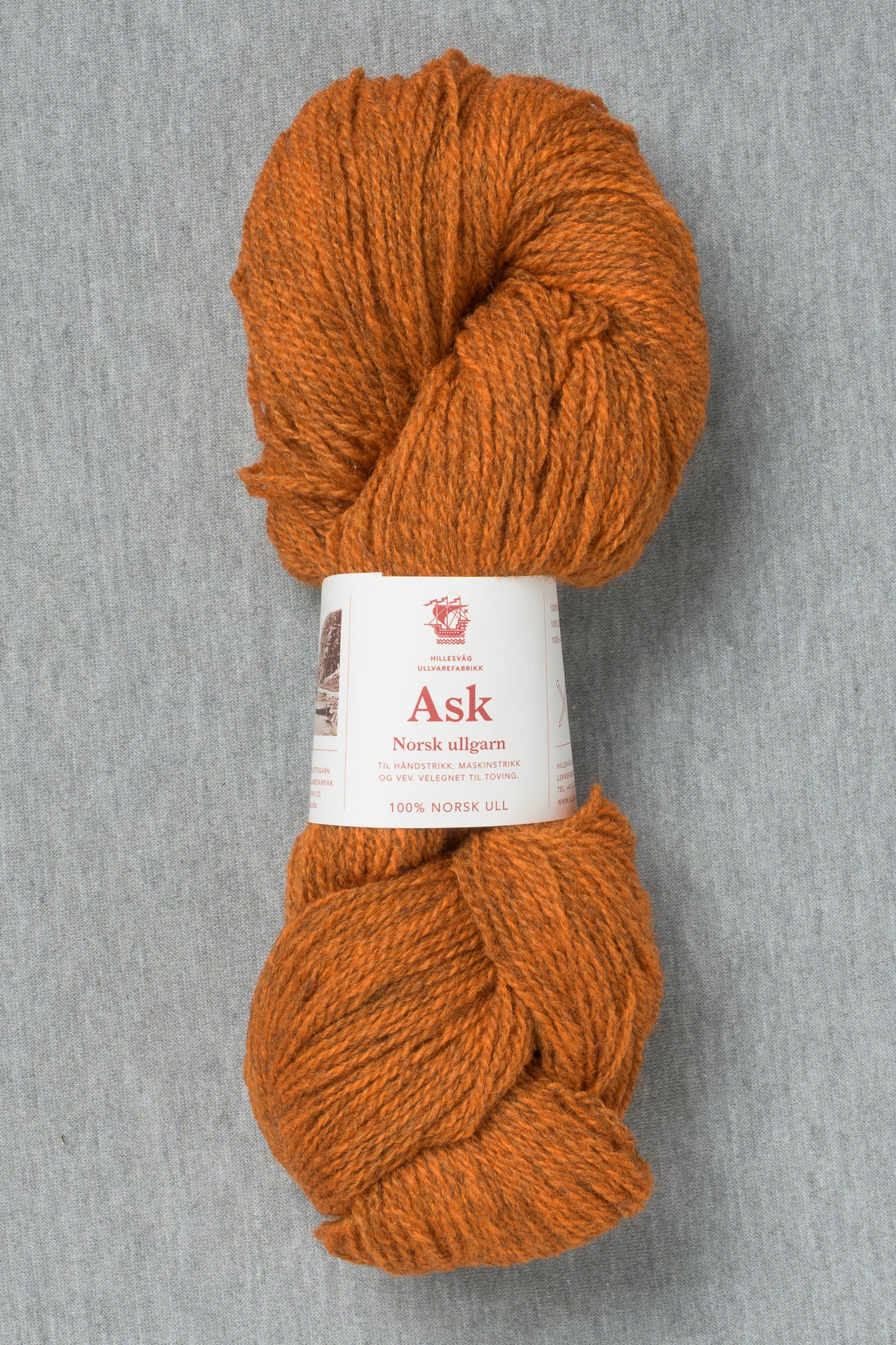 Hillesvåg Ask 6570 Heathered Orange (Bag of 10)