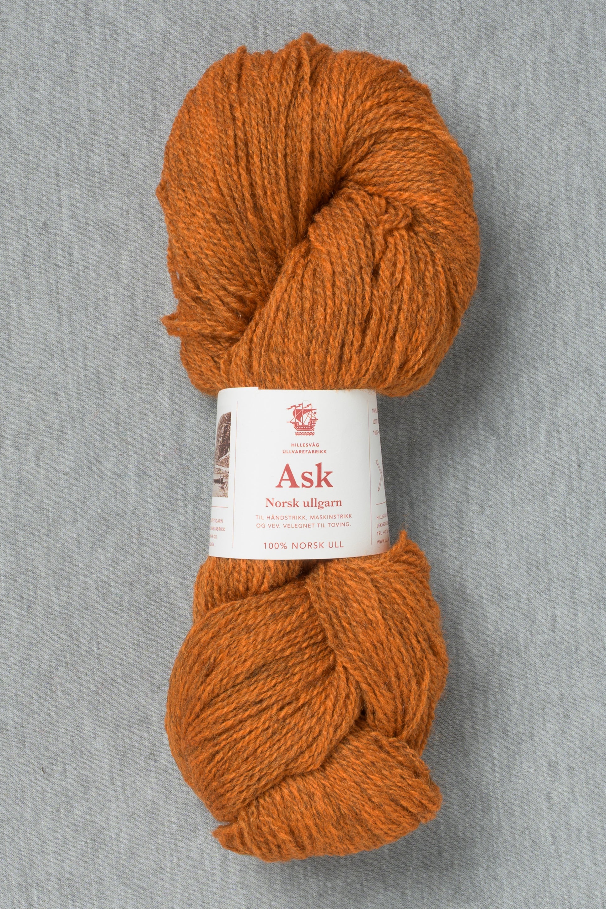 Hillesvåg Ask 6570 Heathered Orange (Bag of 10)