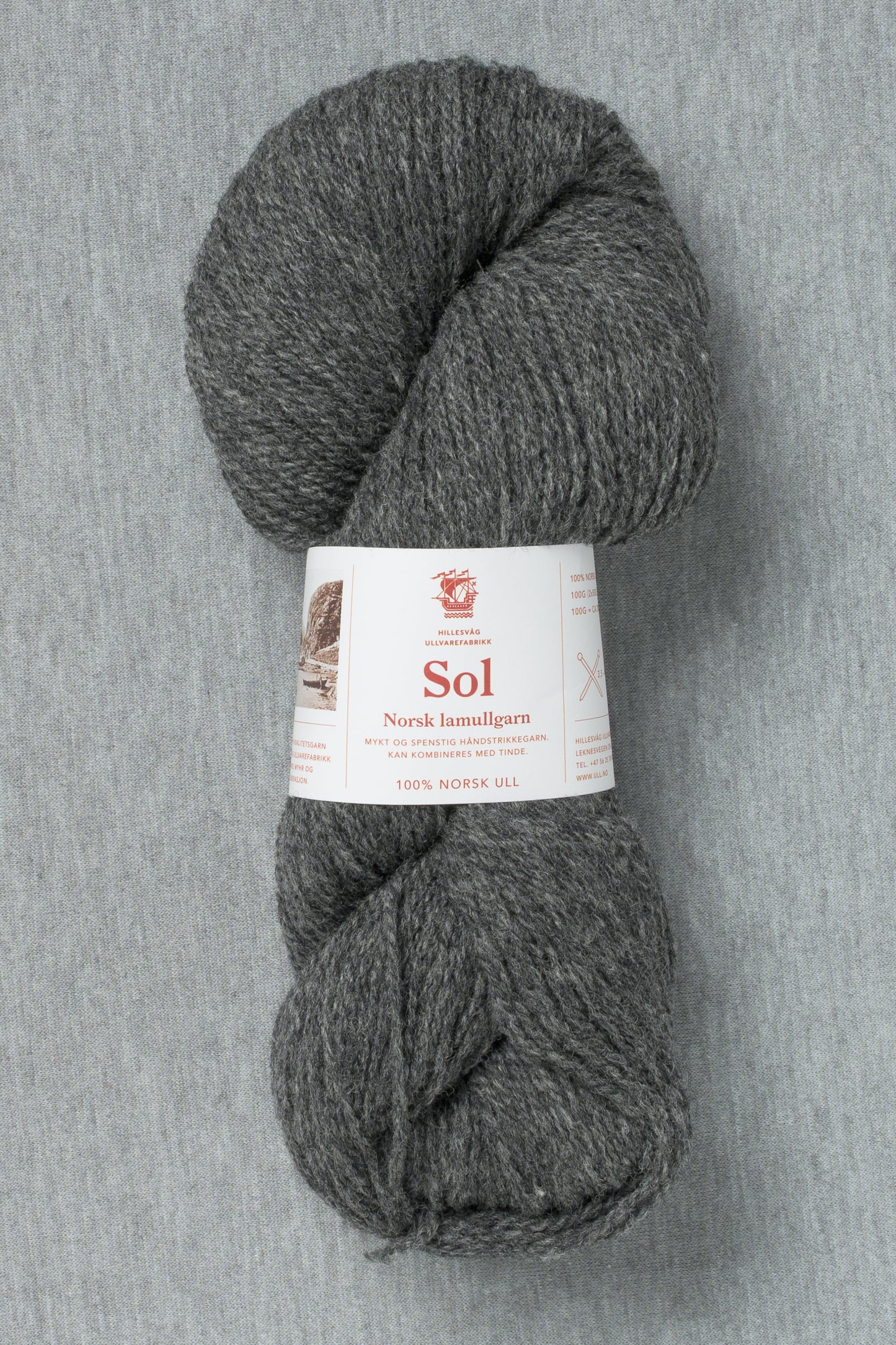 Hillesvåg Sol 453 Light Charcoal Grey (Bag of 10)
