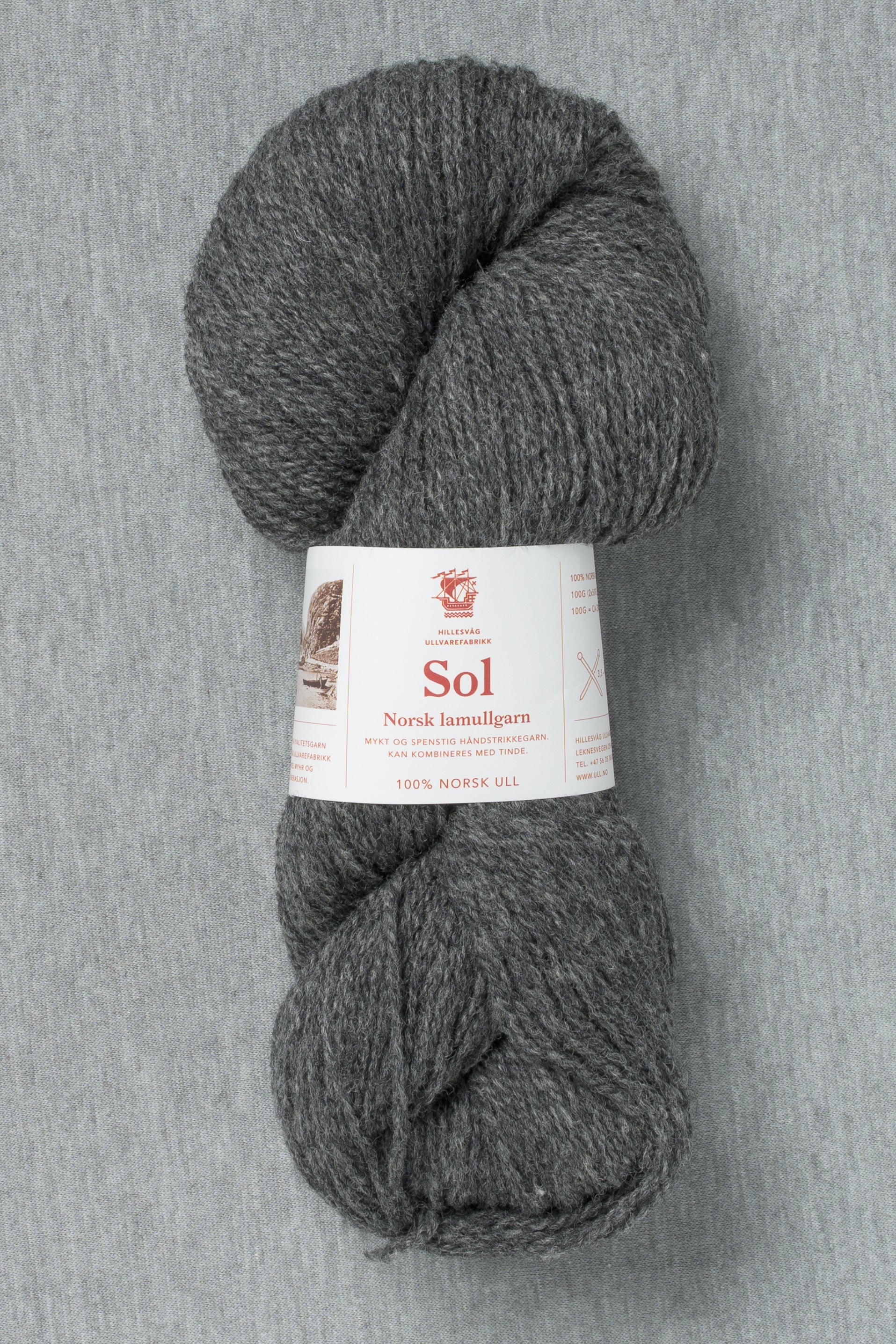 Hillesvåg Sol 453 Light Charcoal Grey (Bag of 10)