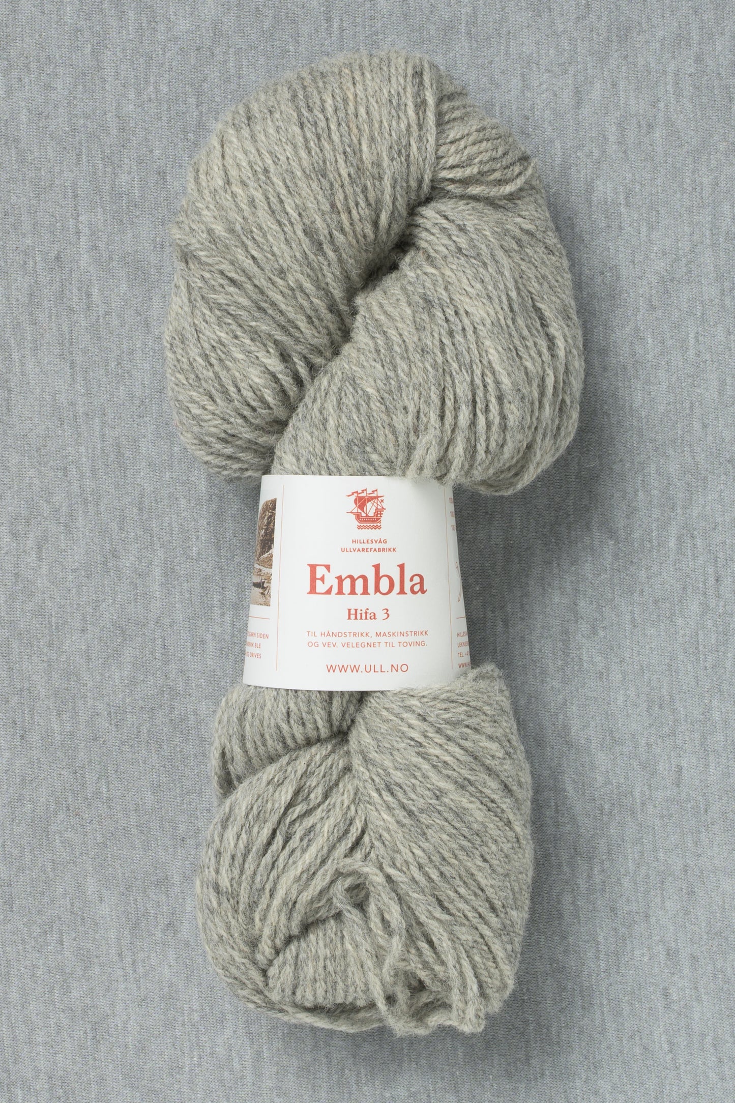Hillesvåg Embla 6055 Heathered Grey (Bag of 10)