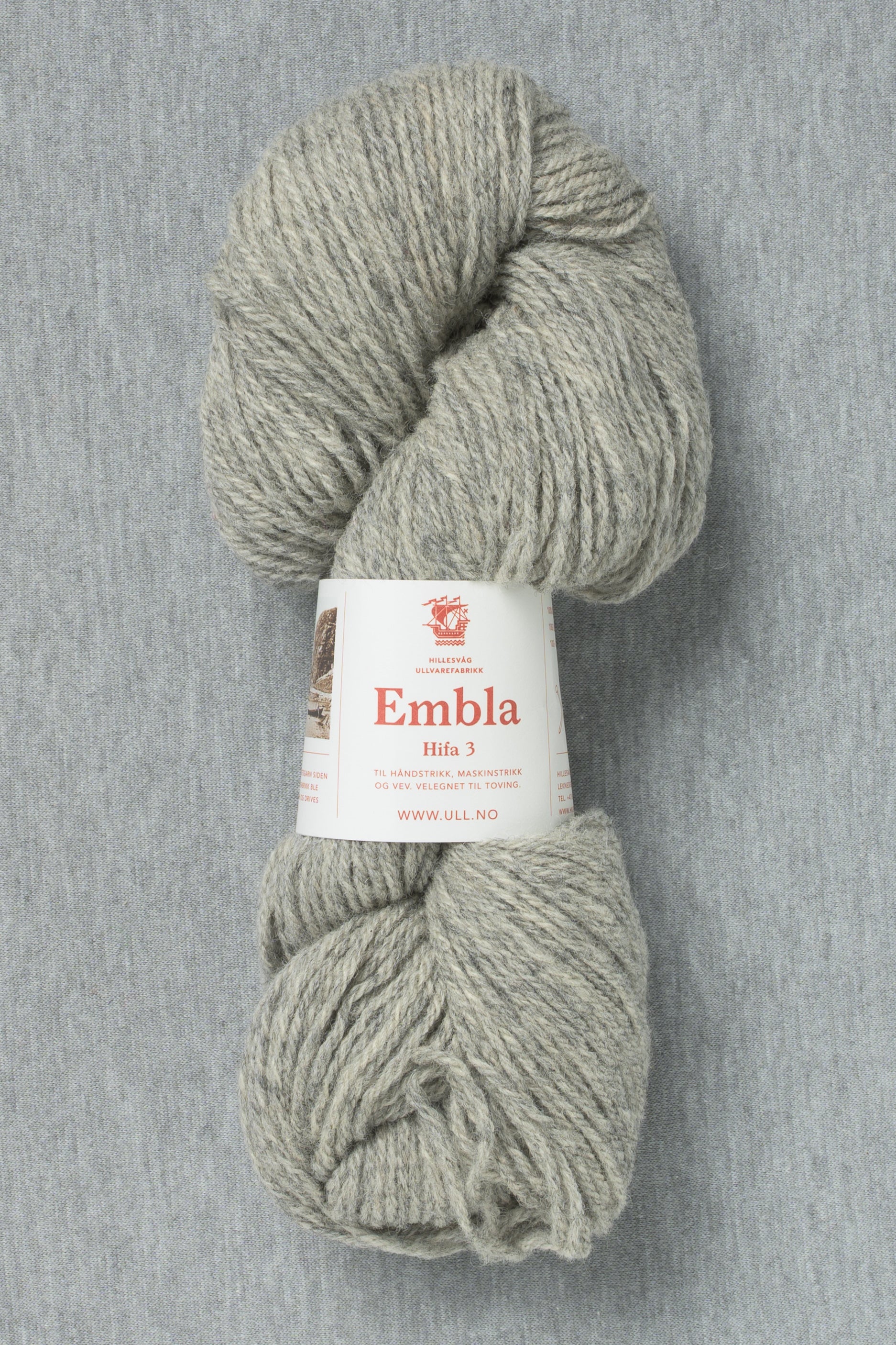 Hillesvåg Embla 6055 Heathered Grey (Bag of 10)
