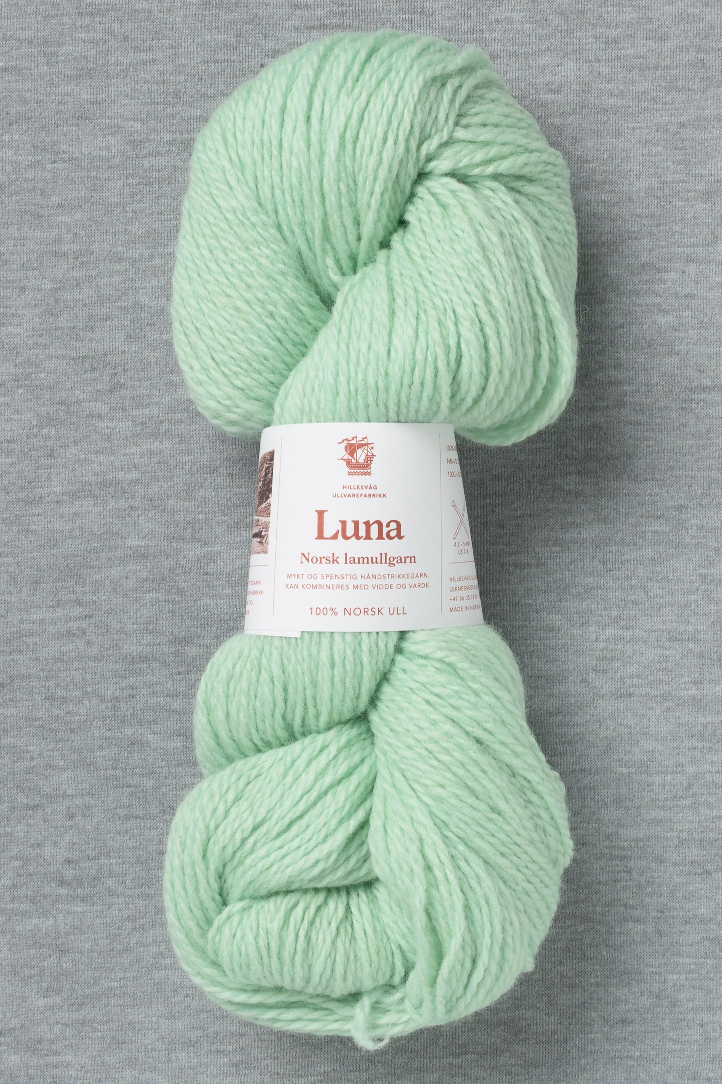 Hillesvåg Luna 472 Light Pastel Green (Bag of 10) (New for FW26)