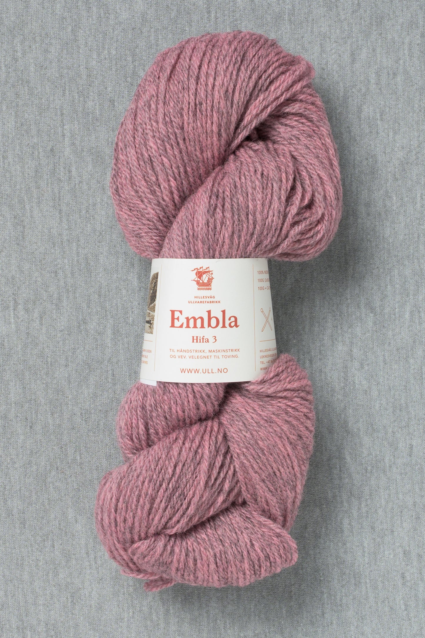 Hillesvåg Embla 6574 Heathered Light Pink (Bag of 10)