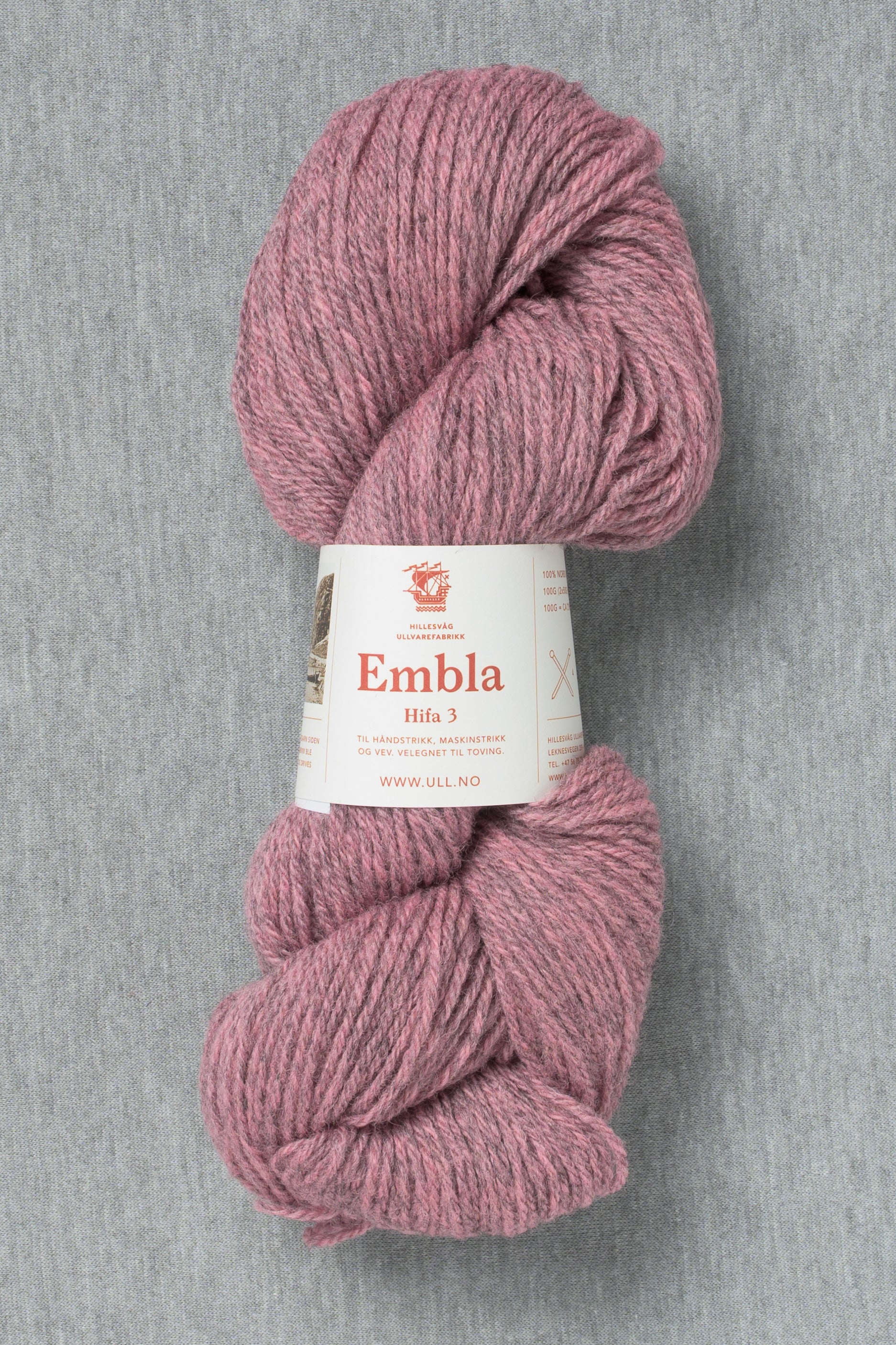 Hillesvåg Embla 6574 Heathered Light Pink (Bag of 10)