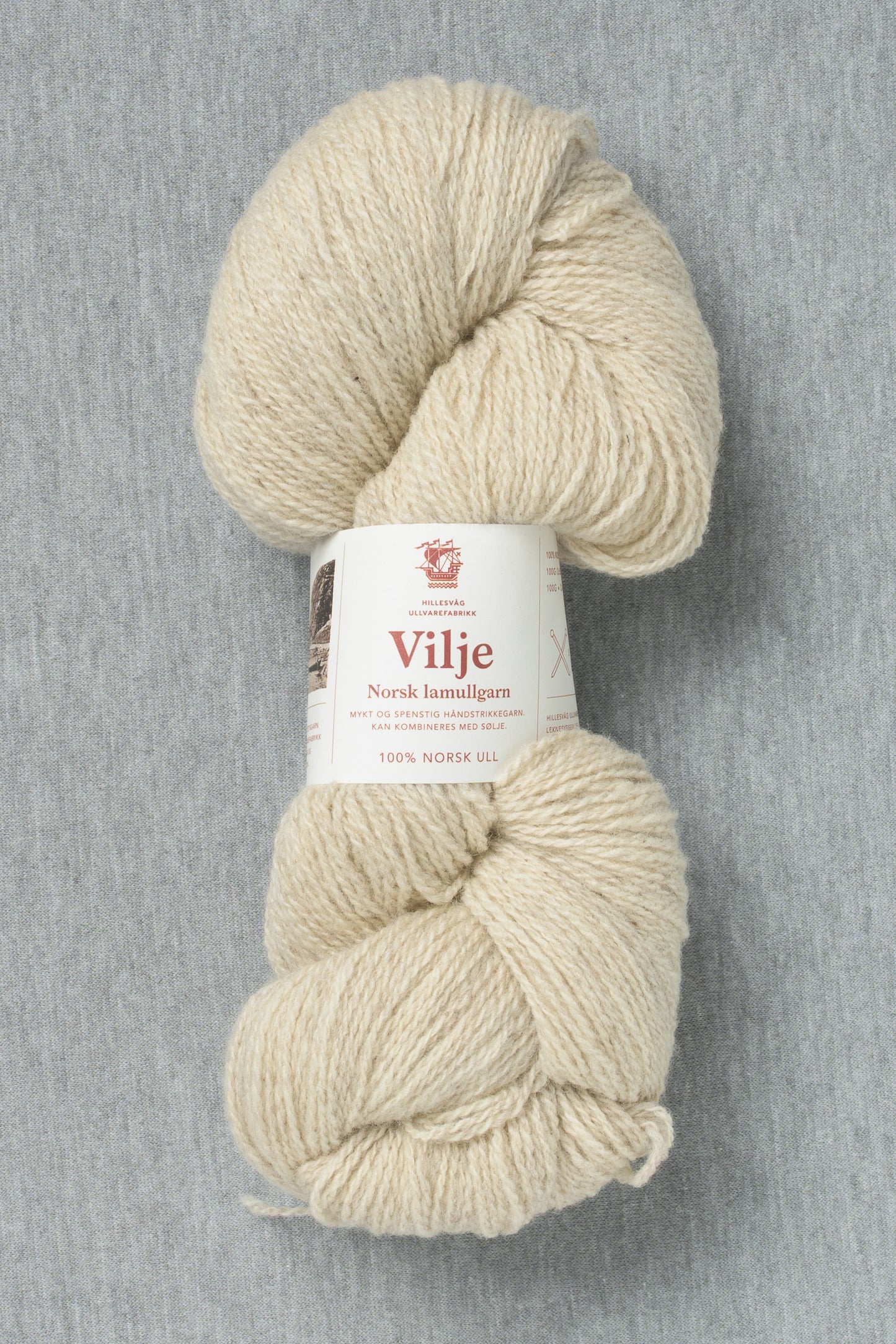 Hillesvåg Vilje 449 Heathered Light Beige (Bag of 10)