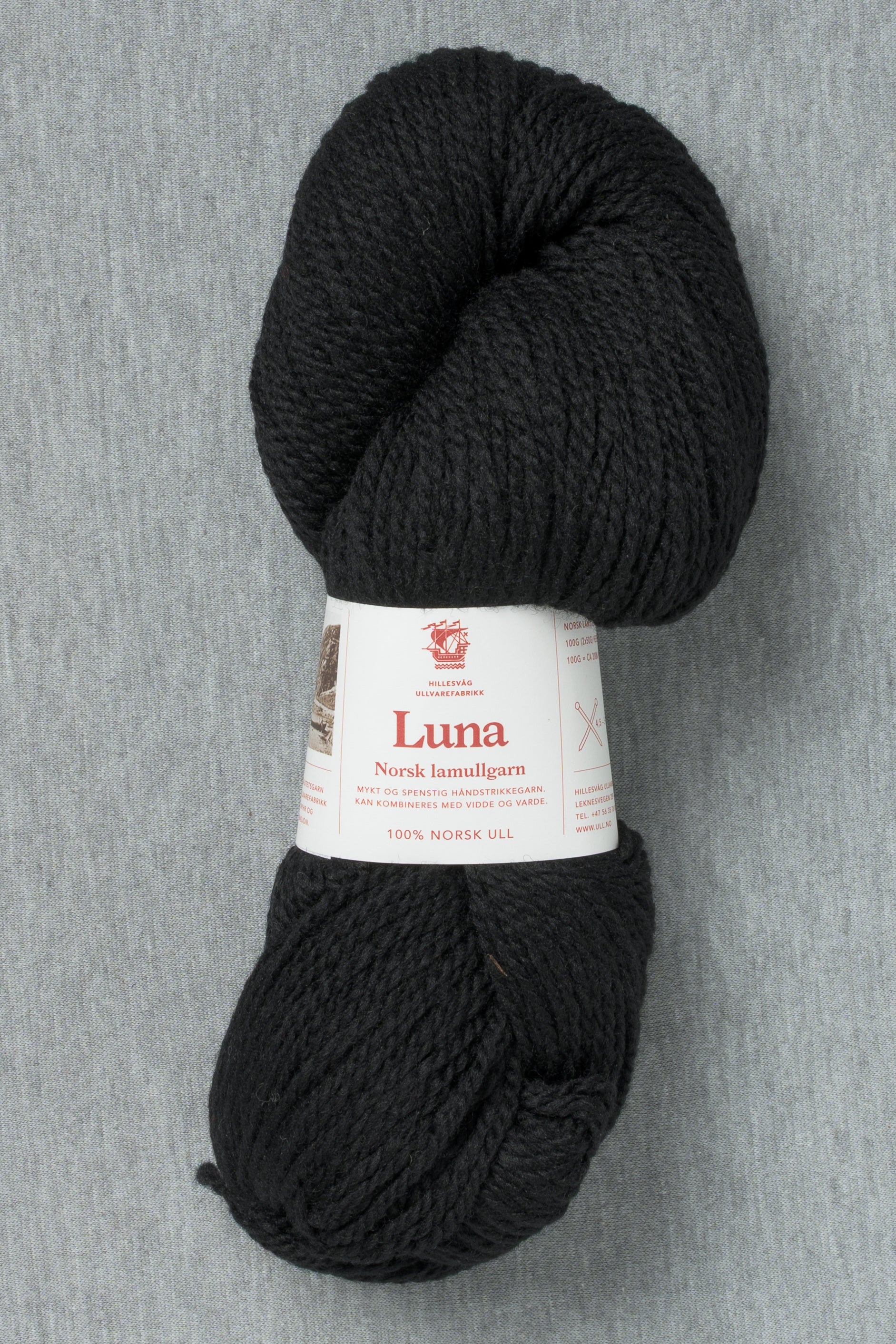Hillesvåg Luna 414 Black (Bag of 10)