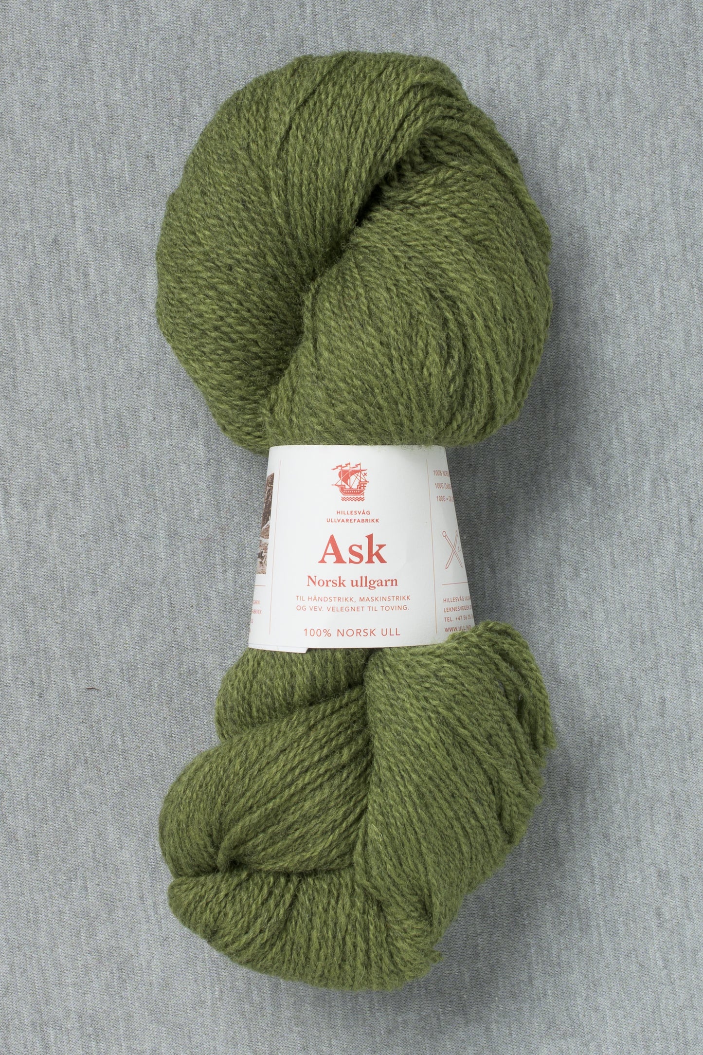 Hillesvåg Ask 6590 Heathered Olive Green (Bag of 10)