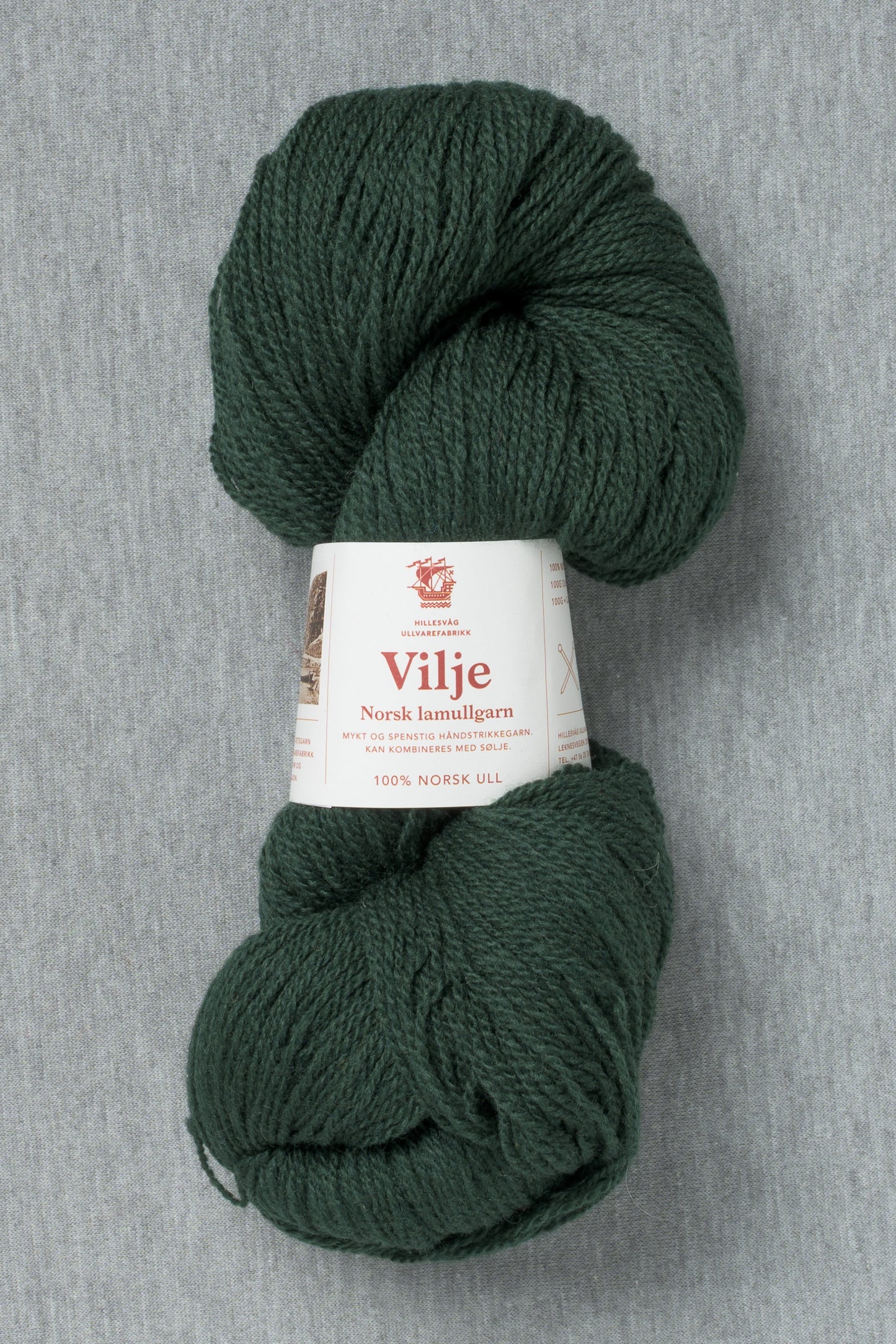 Hillesvåg Vilje 418 Deep Dark Green (Bag of 10)