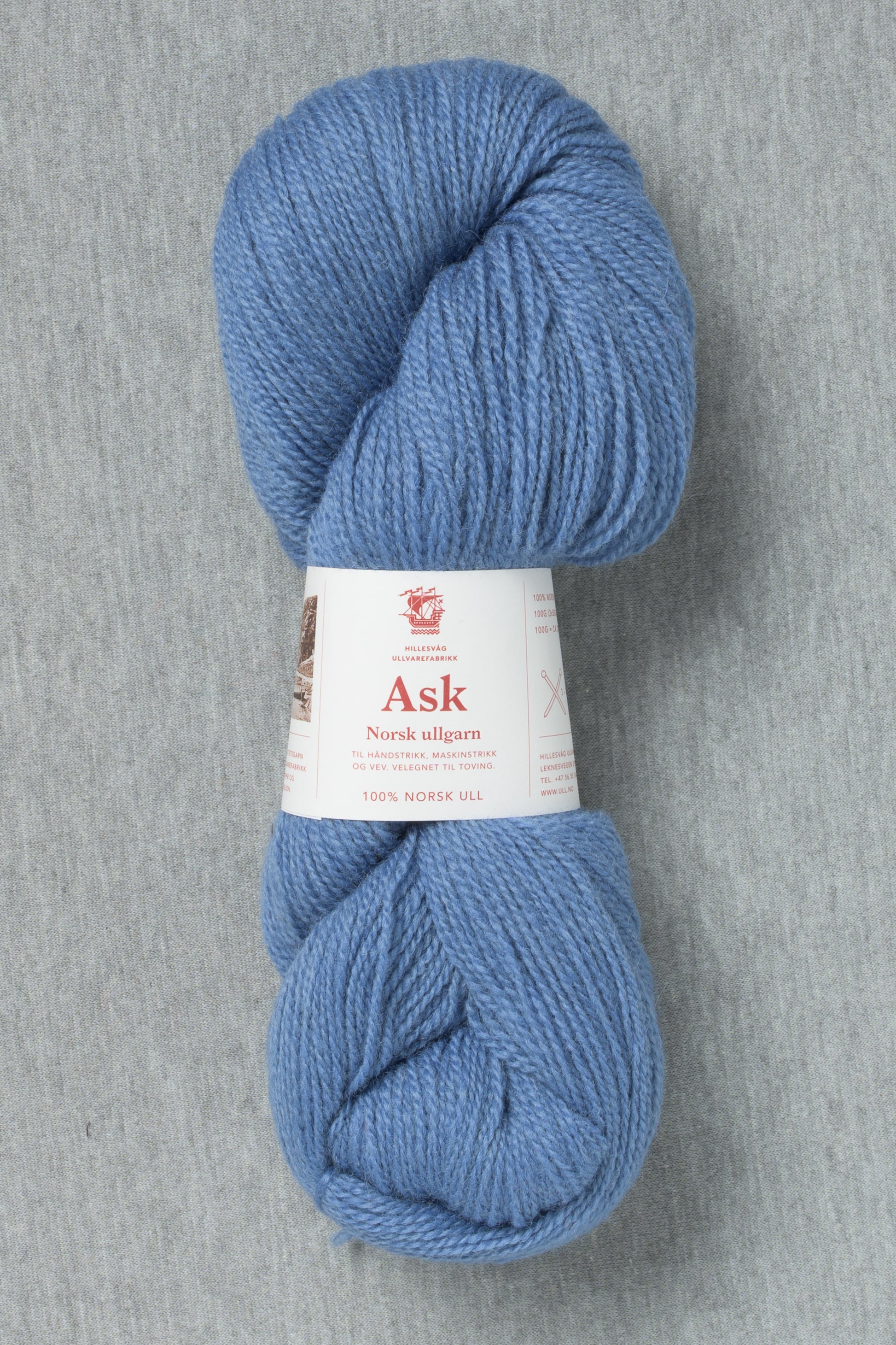 Hillesvåg Ask 6129 Light Gray Blue (Bag of 10)