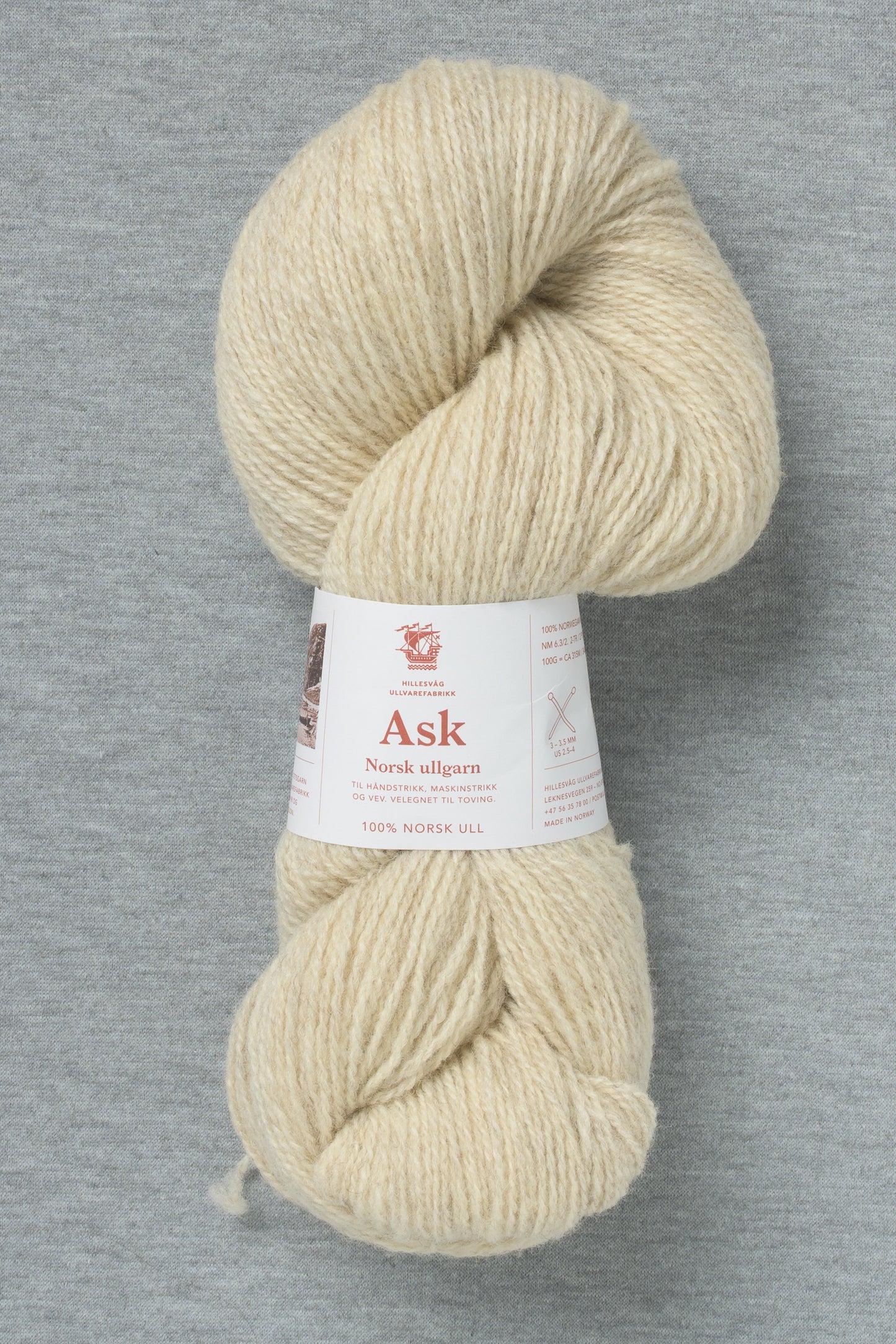 Hillesvåg Ask 6145 Heathered Light Beige (Bag of 10)