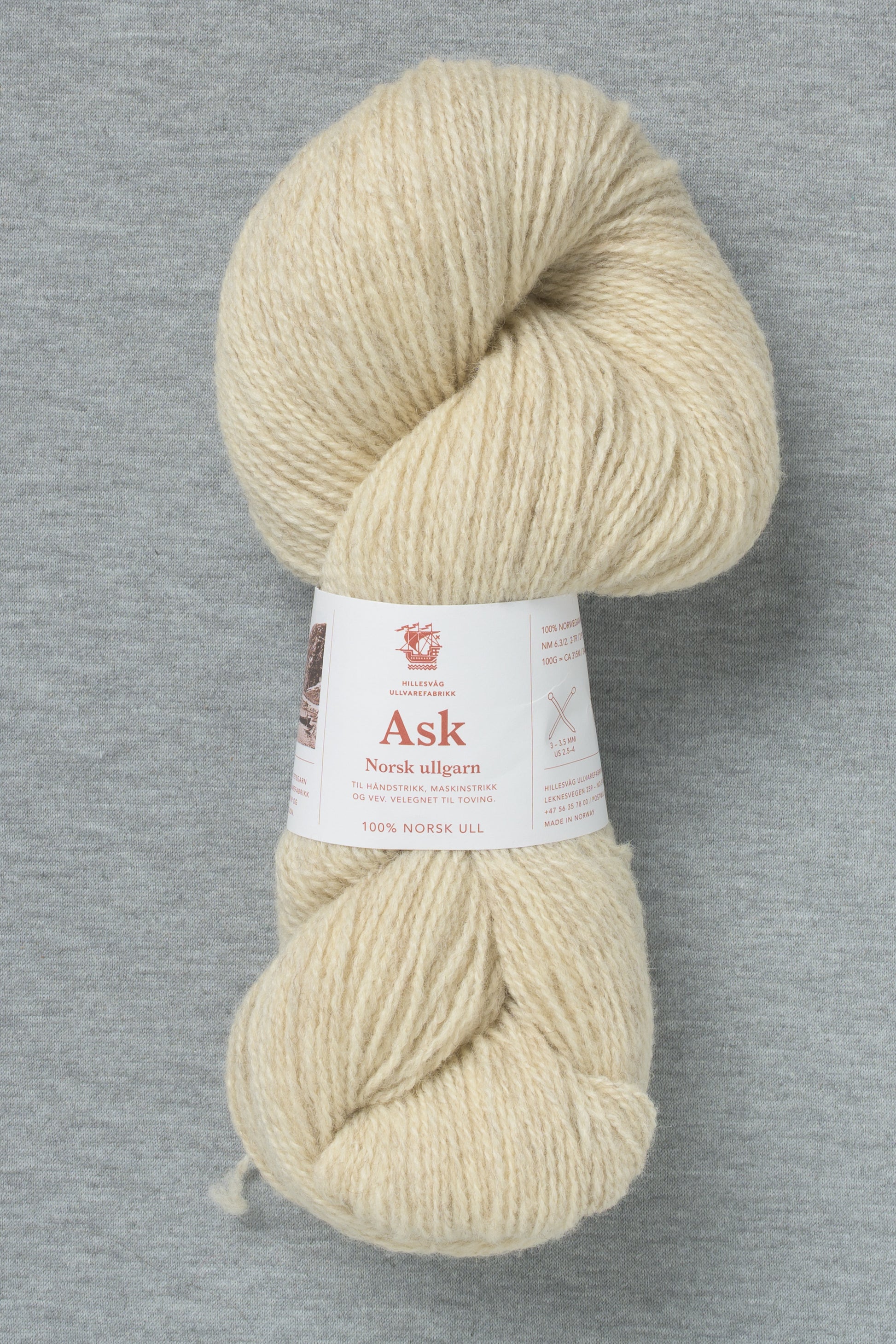 Hillesvåg Ask 6145 Heathered Light Beige (Bag of 10)