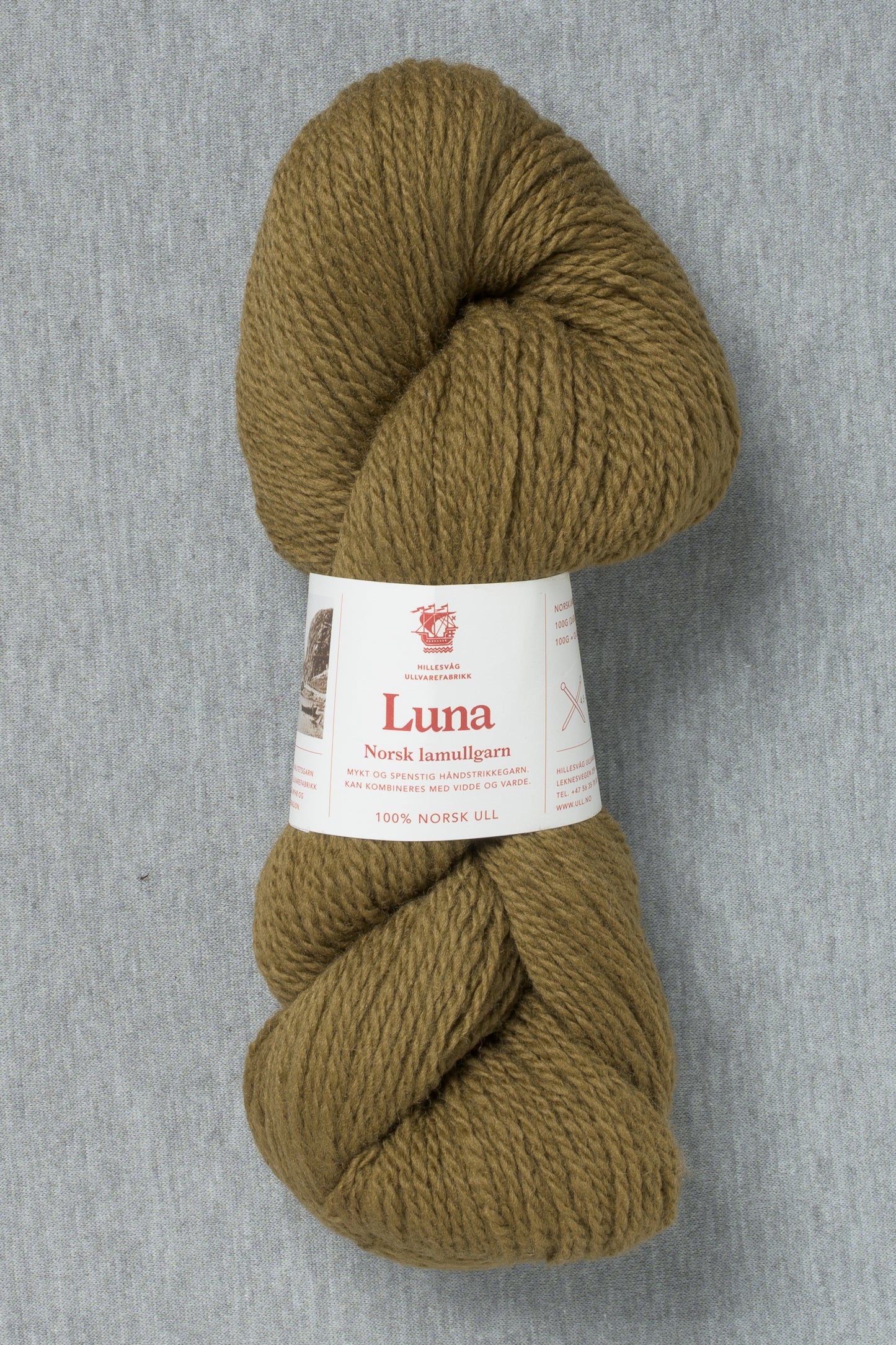 Hillesvåg Luna 464 Olive Brown (Bag of 10)