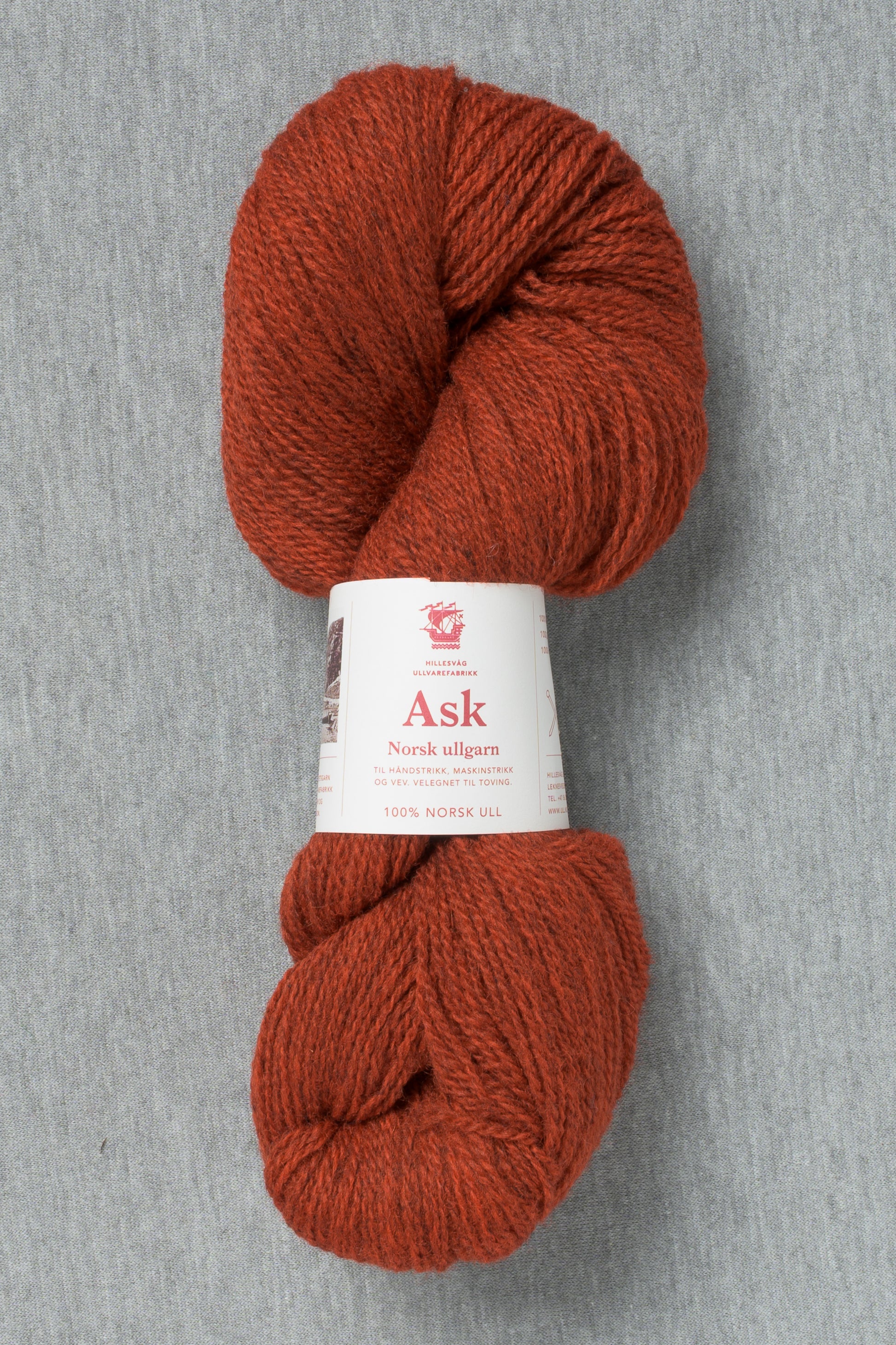 Hillesvåg Ask 6503 Heathered Dark Terracotta (Bag of 10)