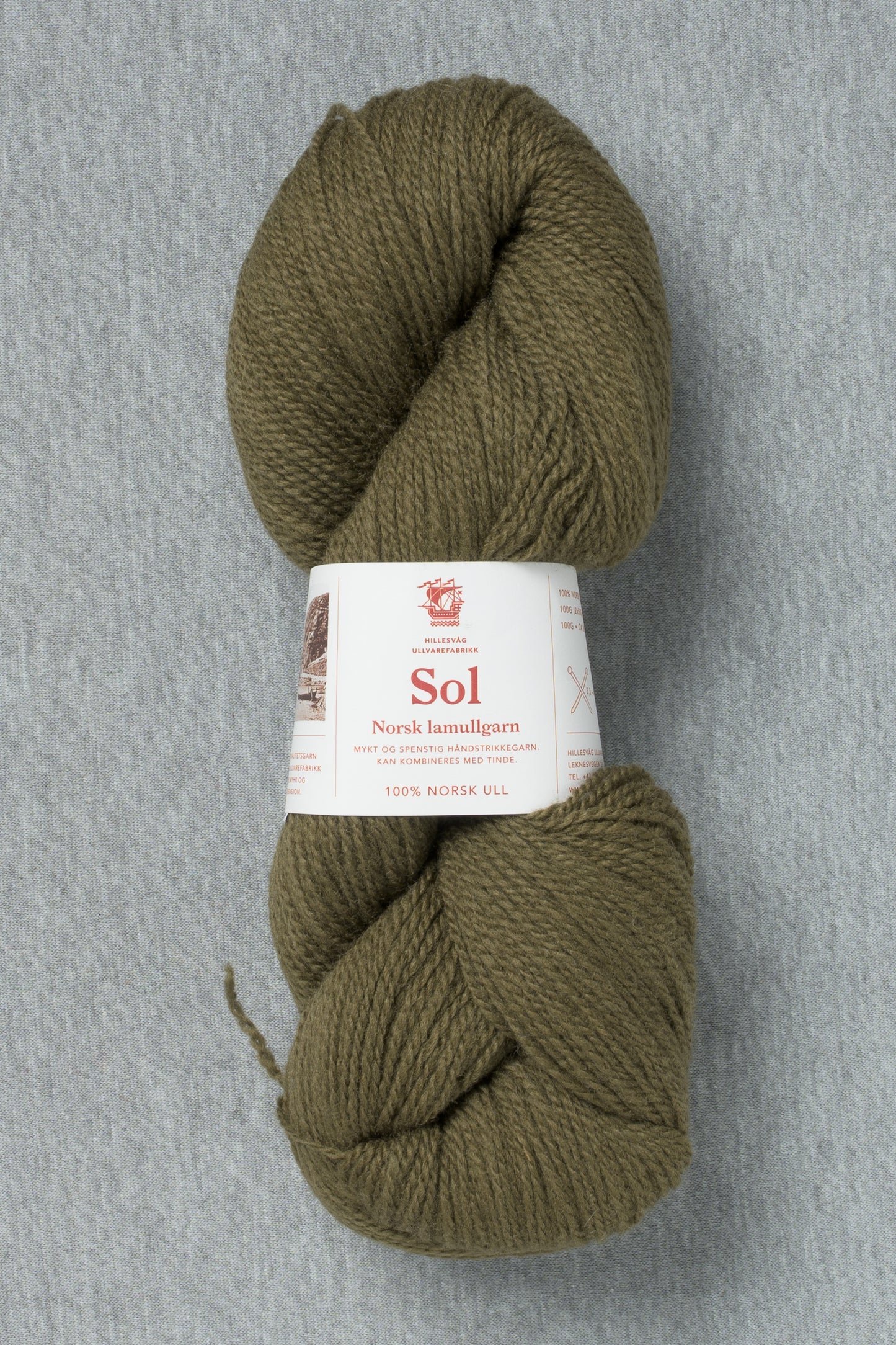 Hillesvåg Sol 456 Dusty Olive (Bag of 10)