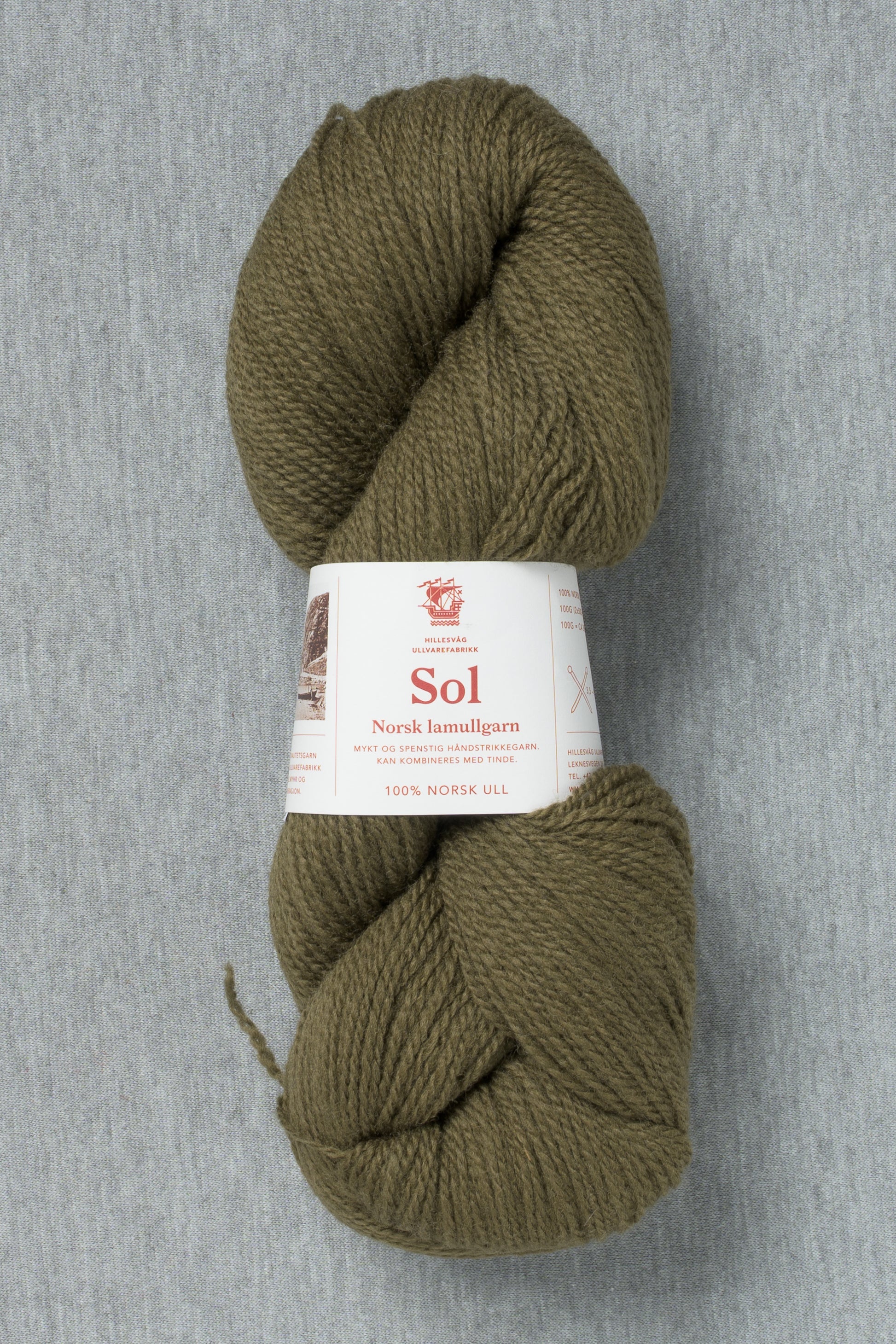 Hillesvåg Sol 456 Dusty Olive (Bag of 10)