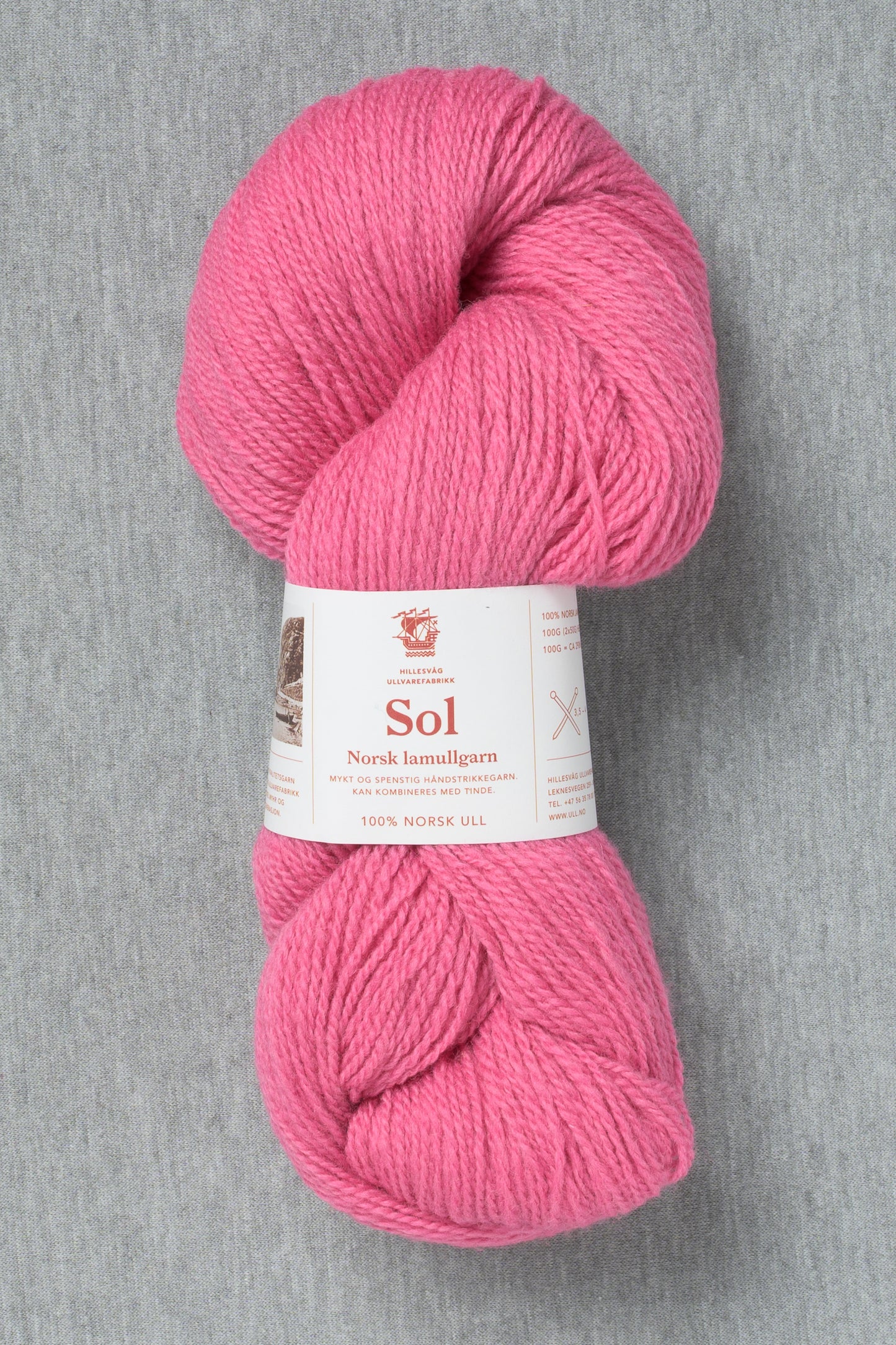 Hillesvåg Sol 447 True Pink (Bag of 10)