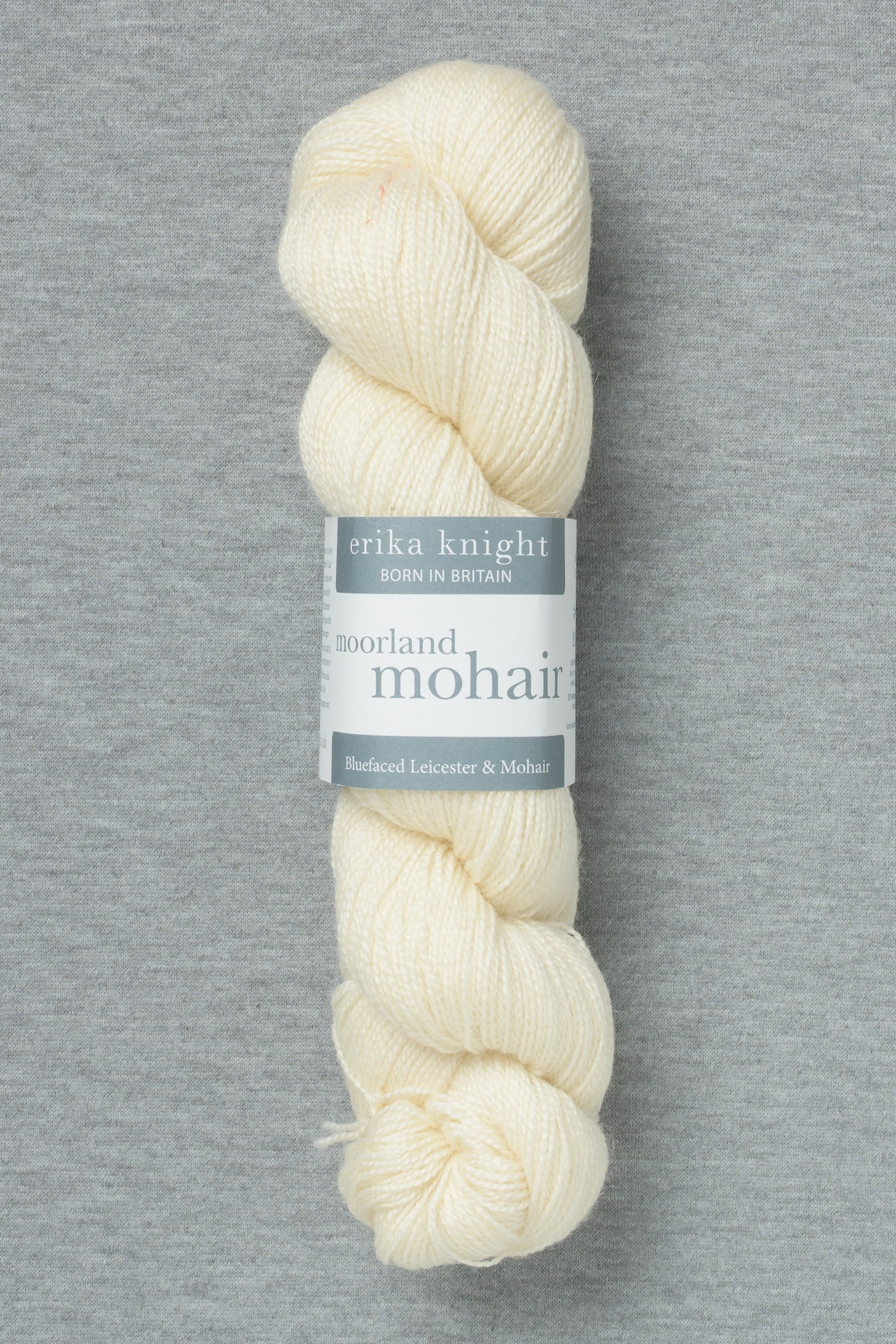 Erika Knight Moorland Mohair 1 Chalk Cliff White (Bag of 10)
