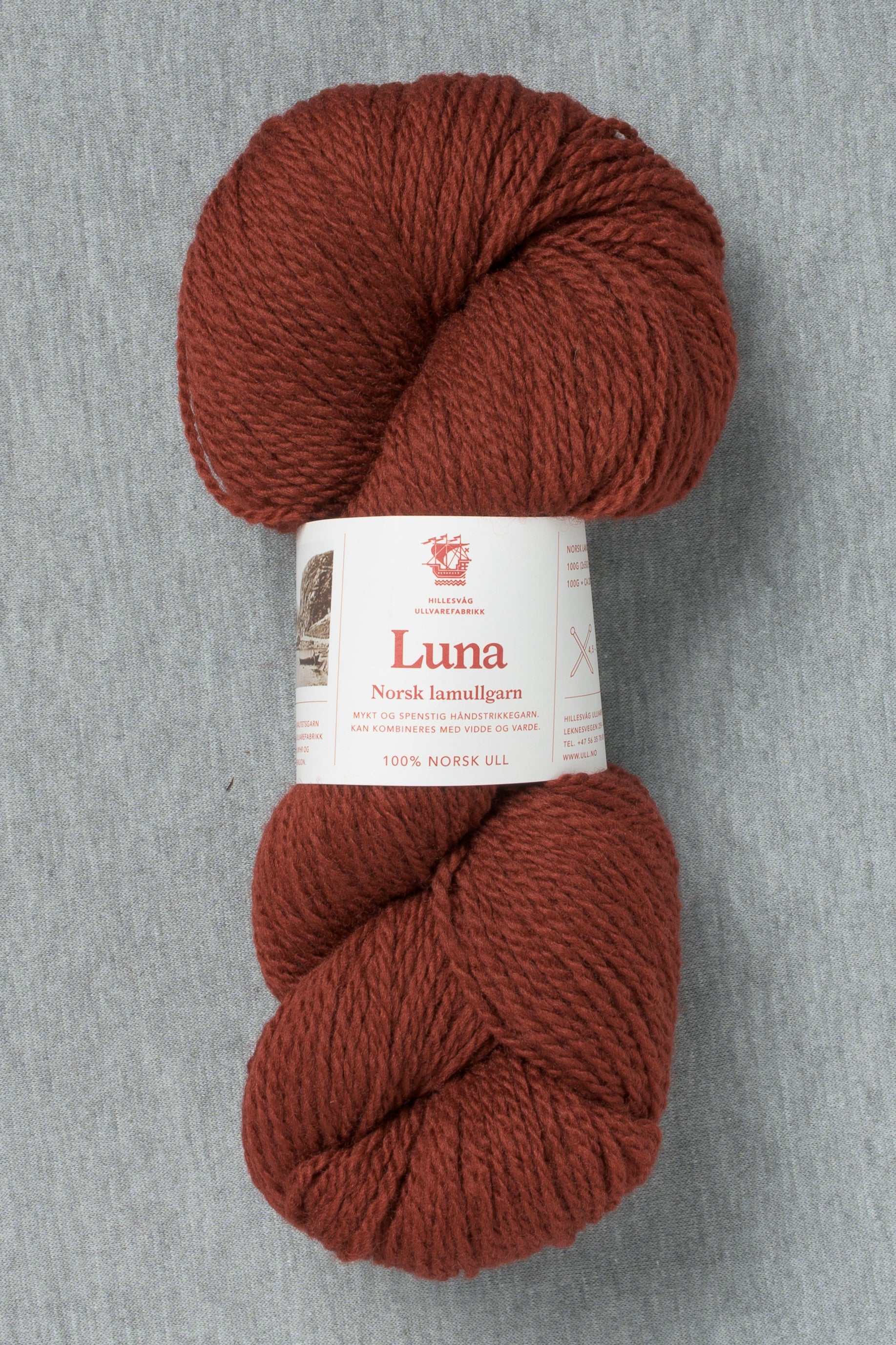 Hillesvåg Luna 469 Burgundy Brown (Bag of 10)