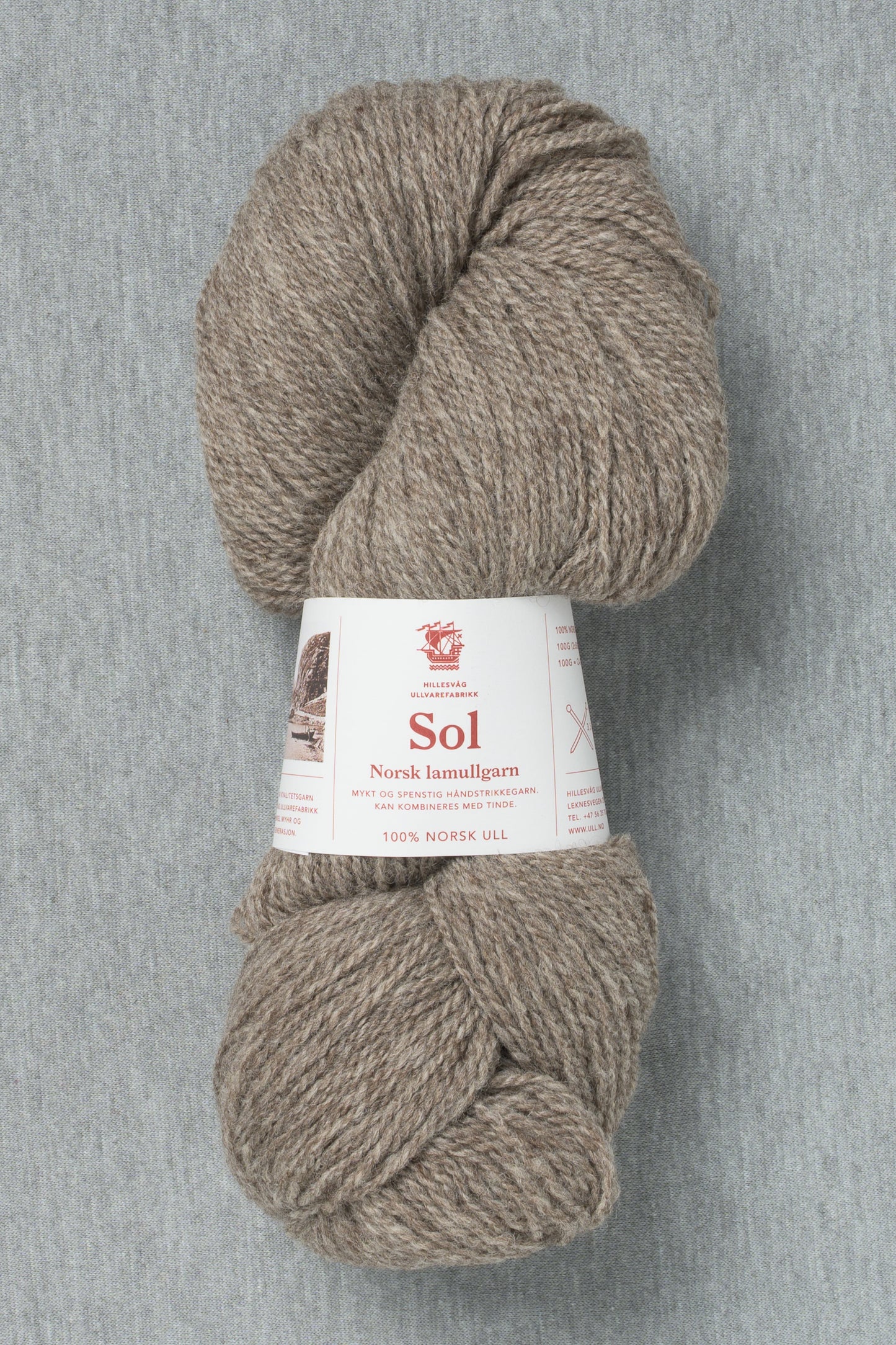 Hillesvåg Sol 451 Heathered Medium Brown (Bag of 10)