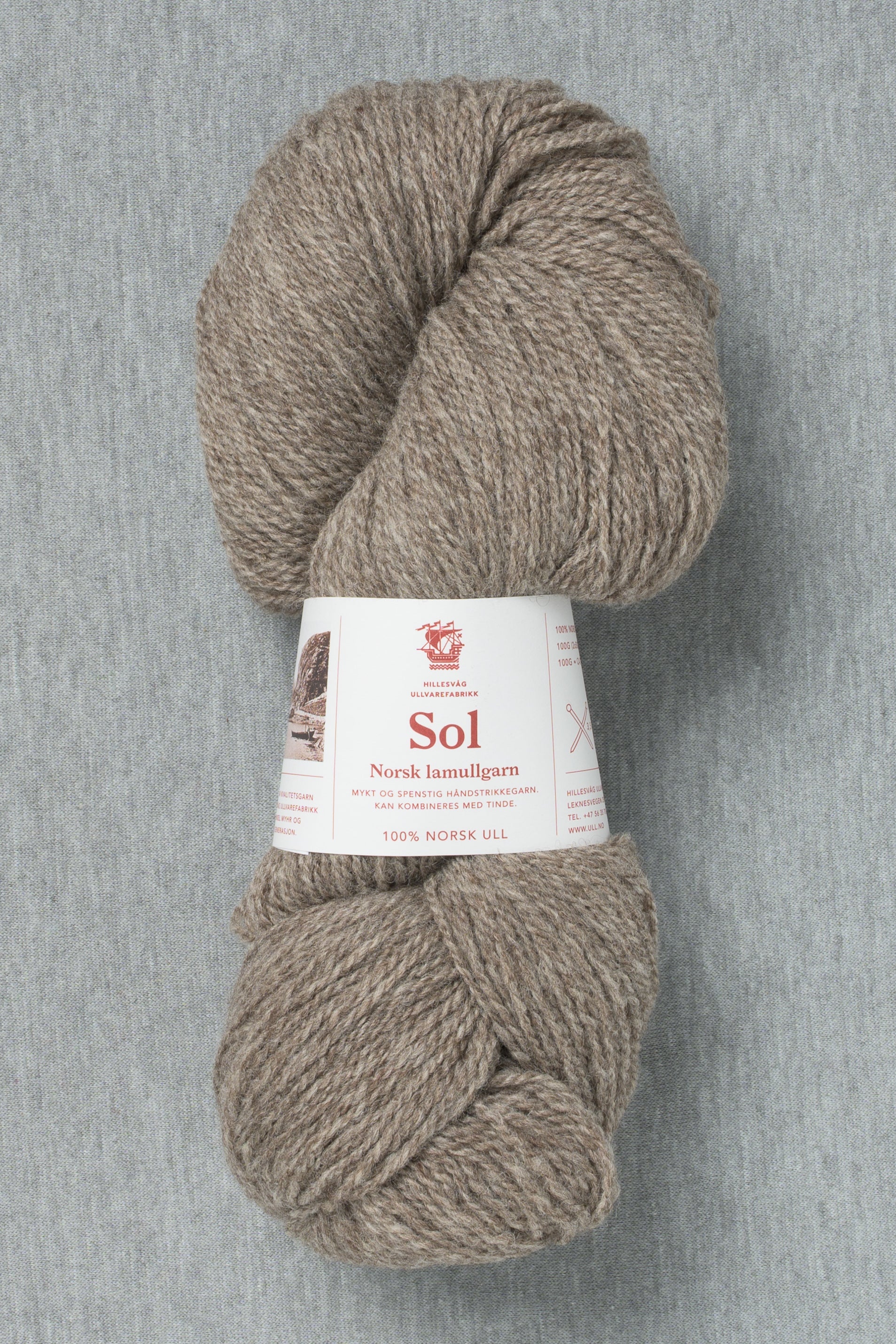 Hillesvåg Sol 451 Heathered Medium Brown (Bag of 10)