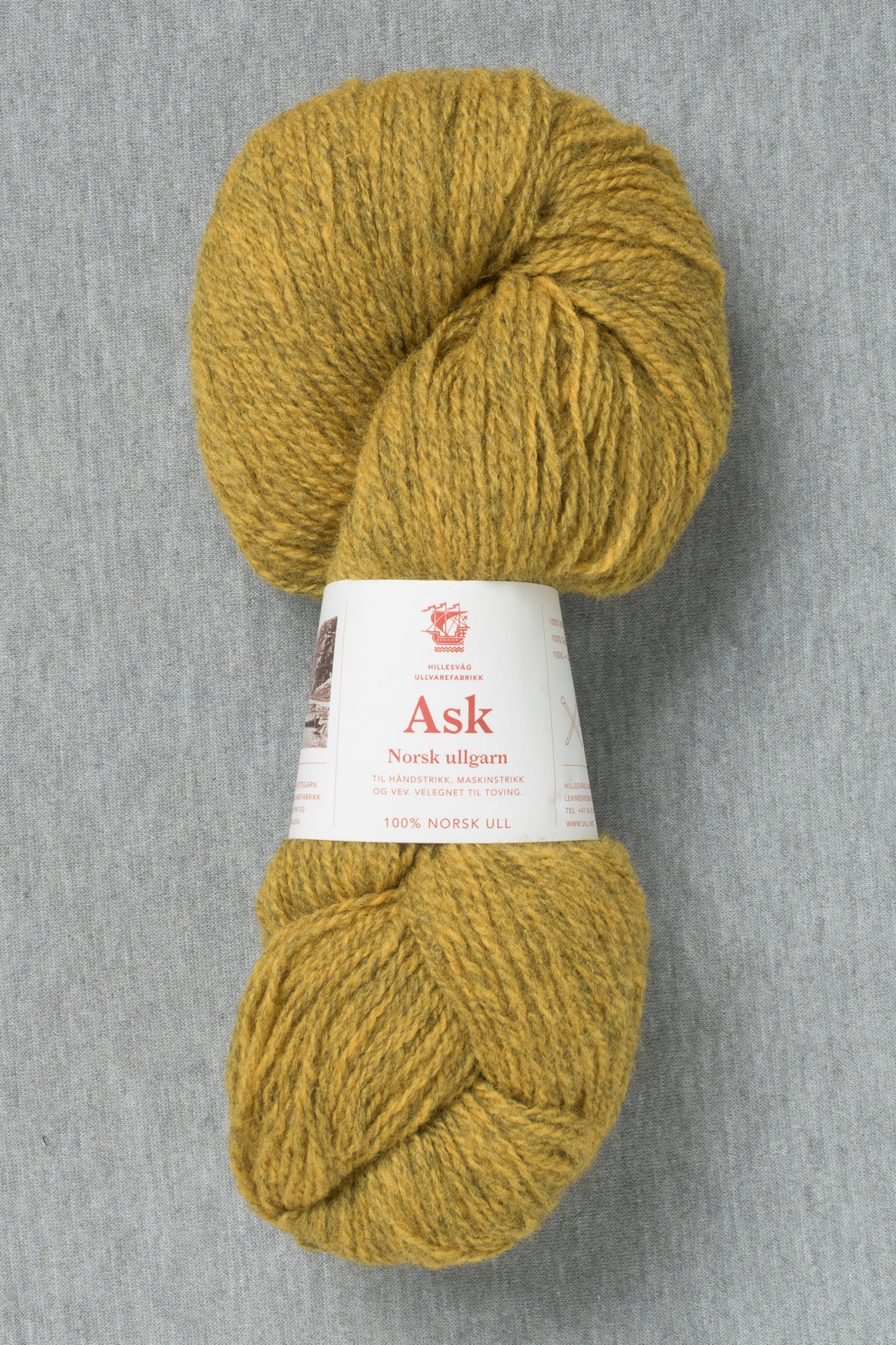 Hillesvåg Ask 6502 Heathered Corn Yellow (Bag of 10)