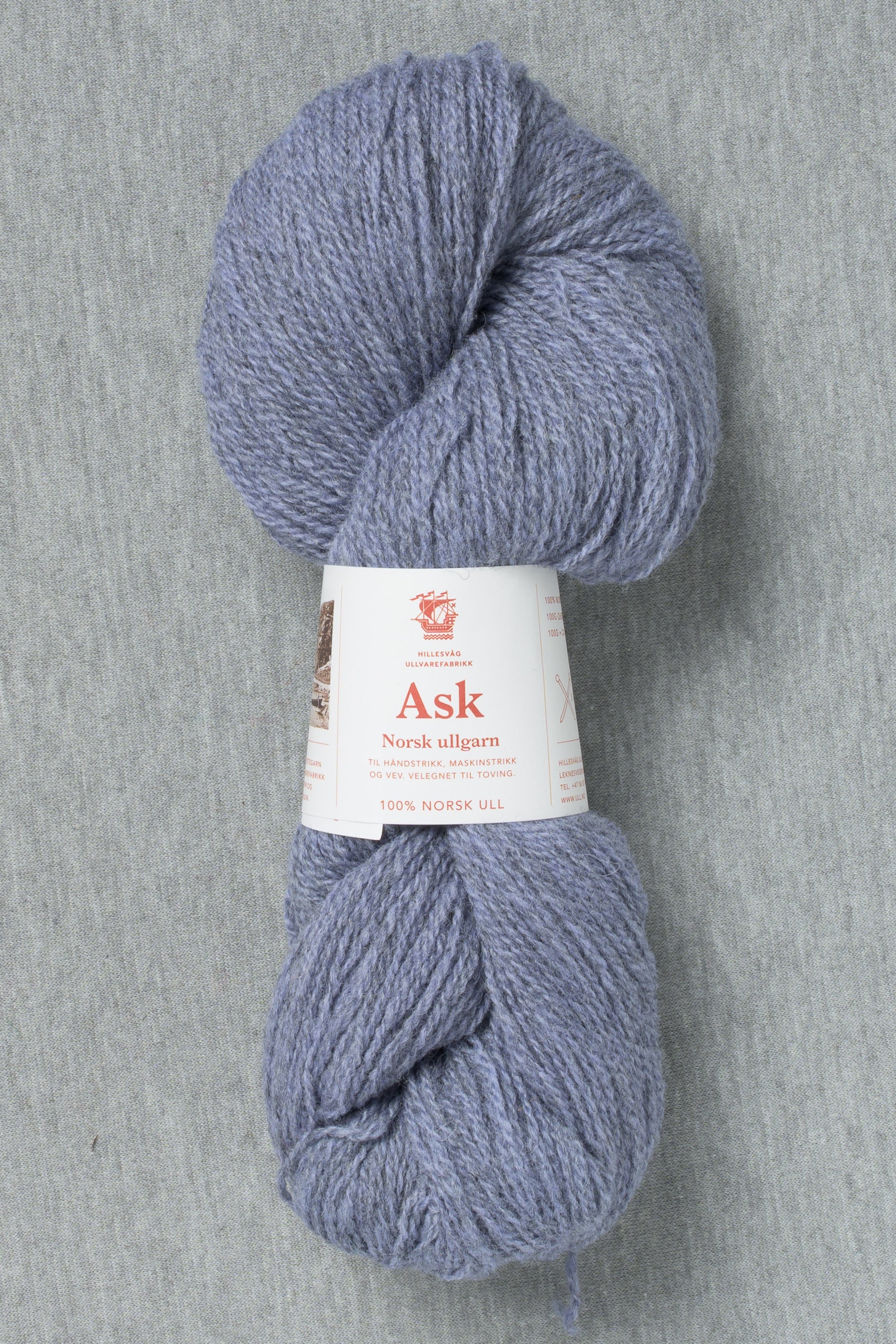 Hillesvåg Ask 6541 Heathered Light Blue Purple (Bag of 10)
