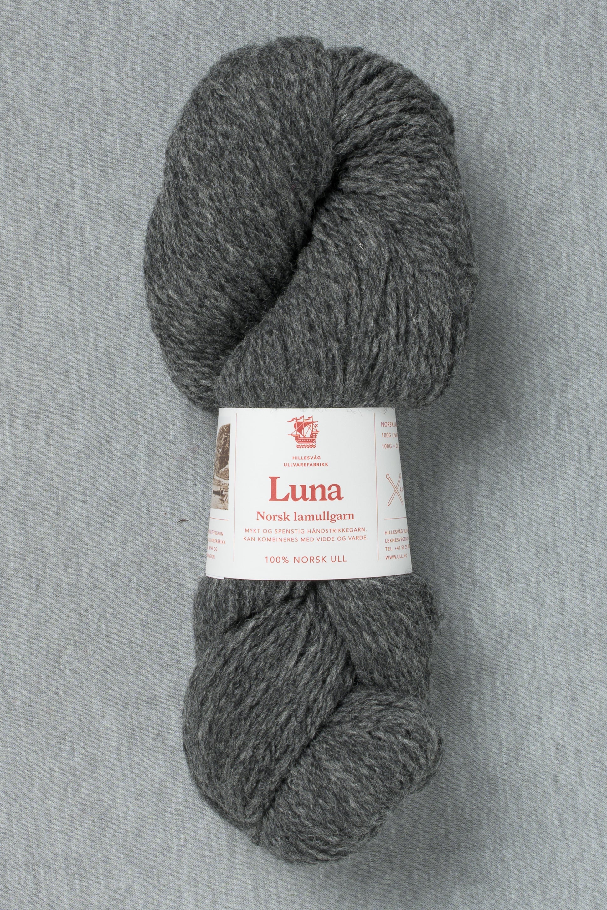 Hillesvåg Luna 453 Light Charcoal Gray (Bag of 10)