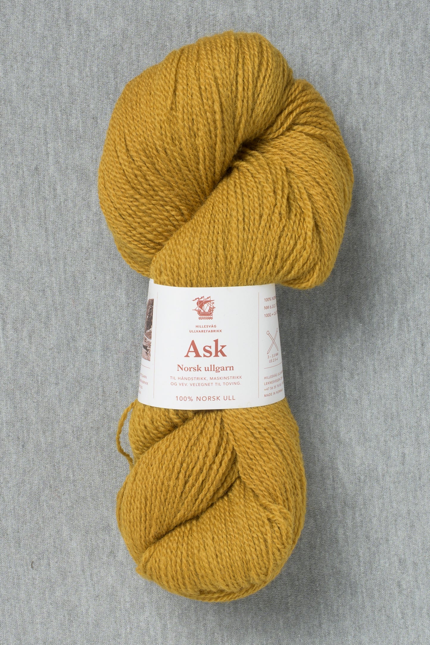 Hillesvåg Ask 6092 Brass Yellow (Bag of 10)