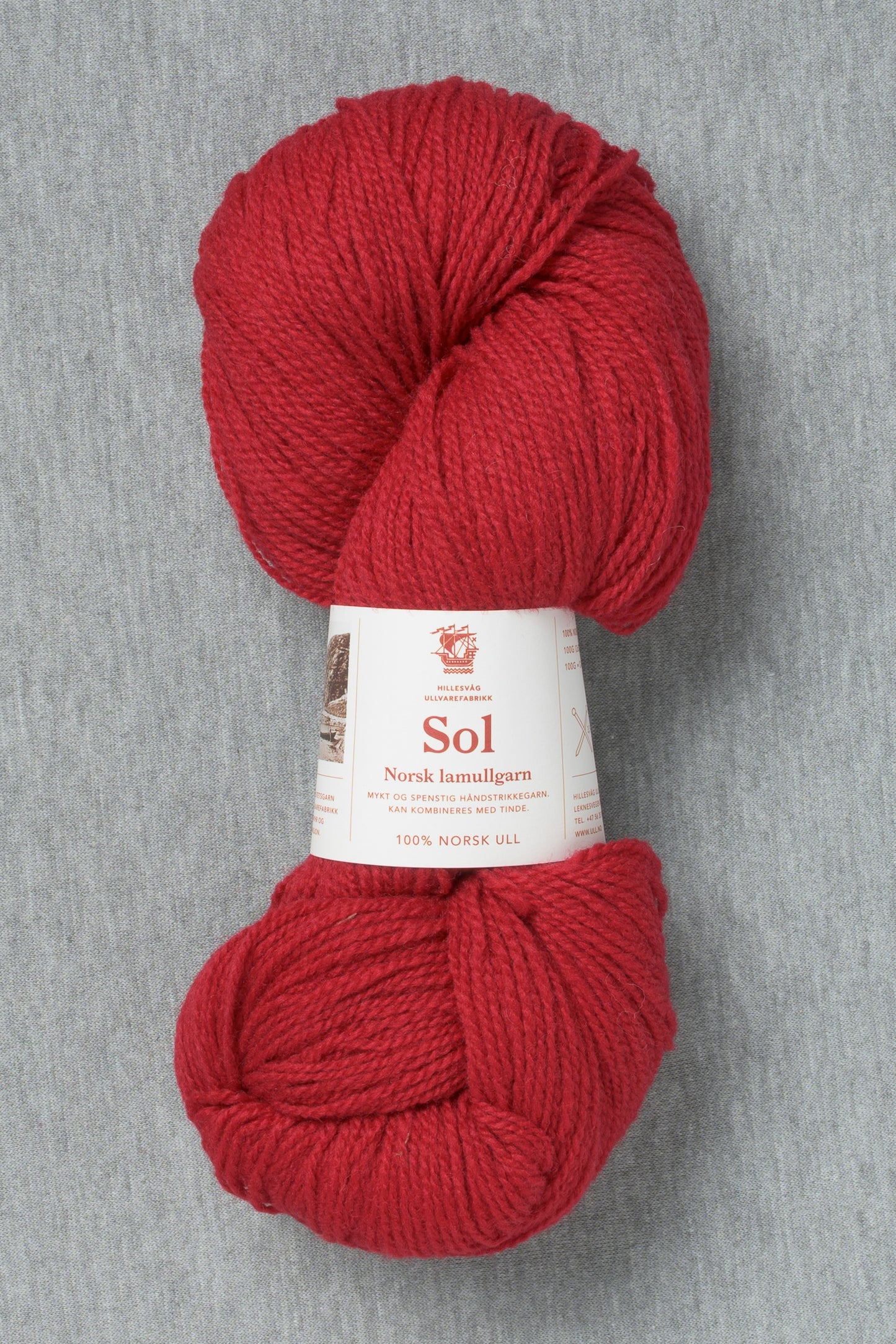 Hillesvåg Sol 454 Light Burgundy (Bag of 10)