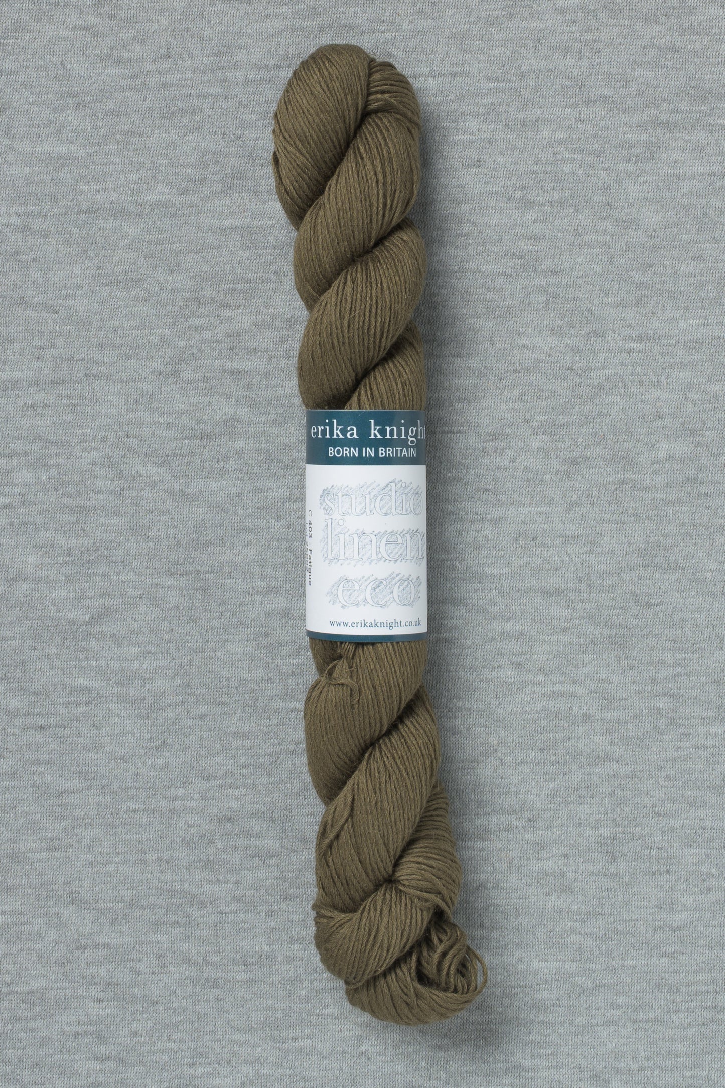 Erika Knight Studio Linen Eco 403 Fatigue (Bag of 10)