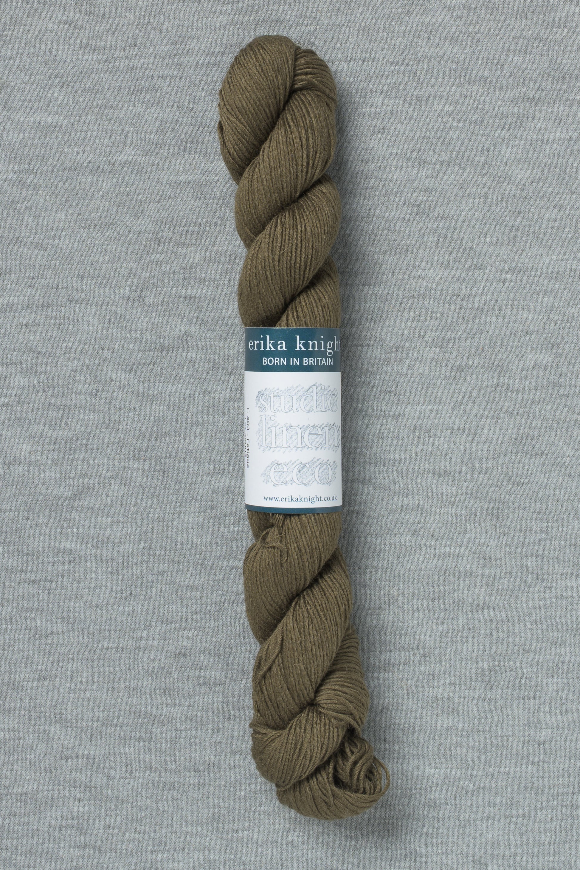 Erika Knight Studio Linen Eco 403 Fatigue (Bag of 10)