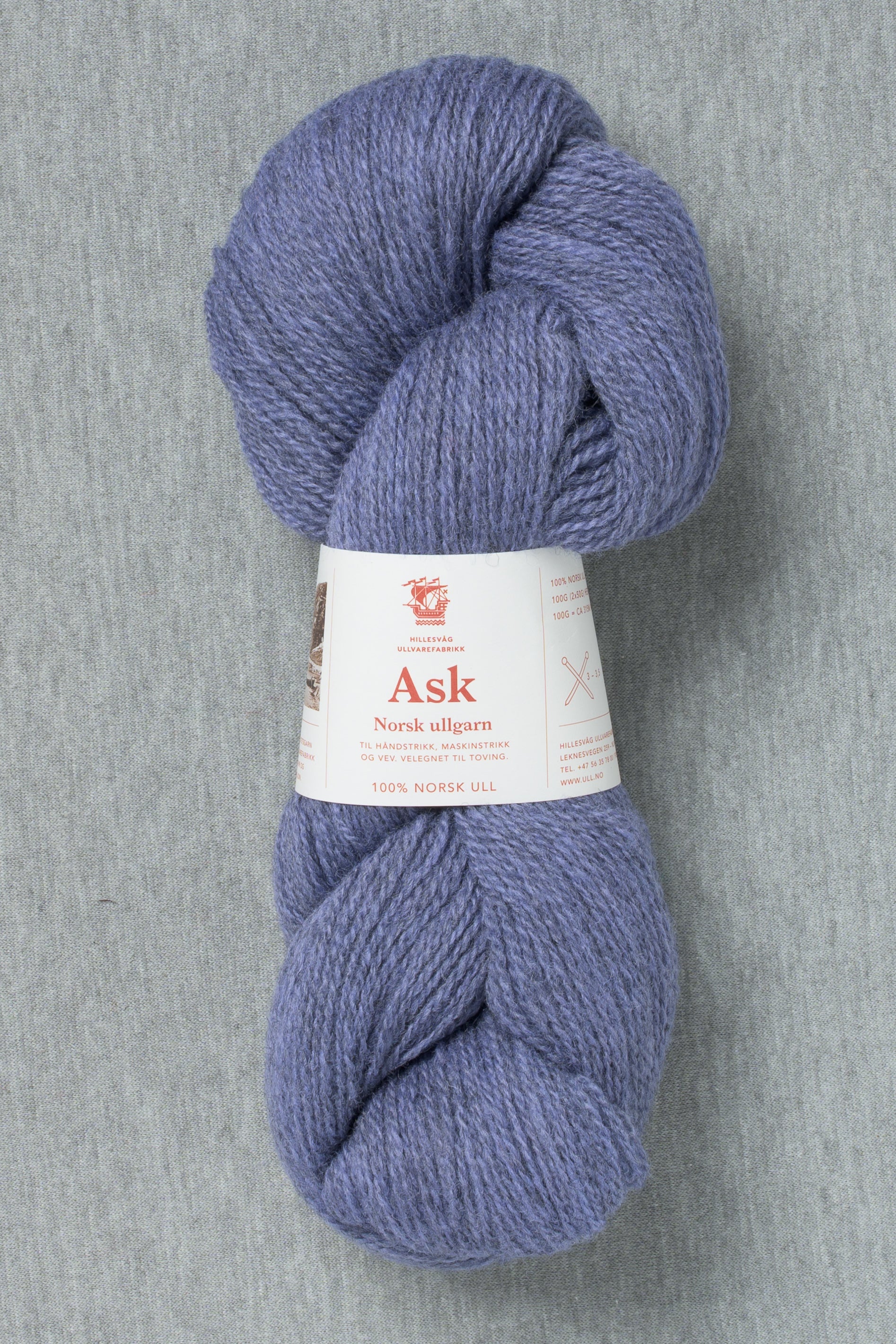 Hillesvåg Ask 6500 Heathered Gray Lavender (Bag of 10)