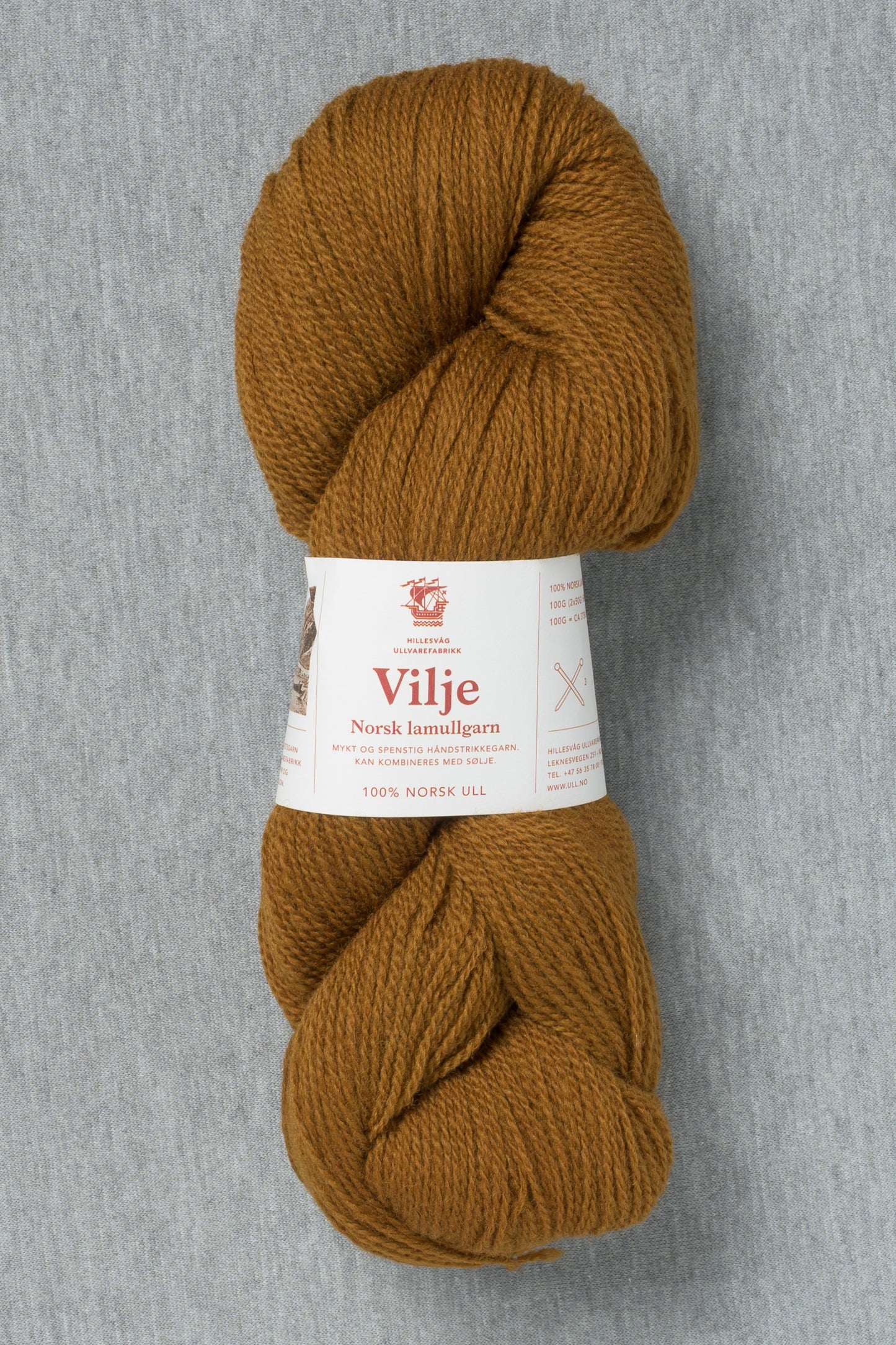 Hillesvåg Vilje 440 Ocher Brown (Bag of 10)