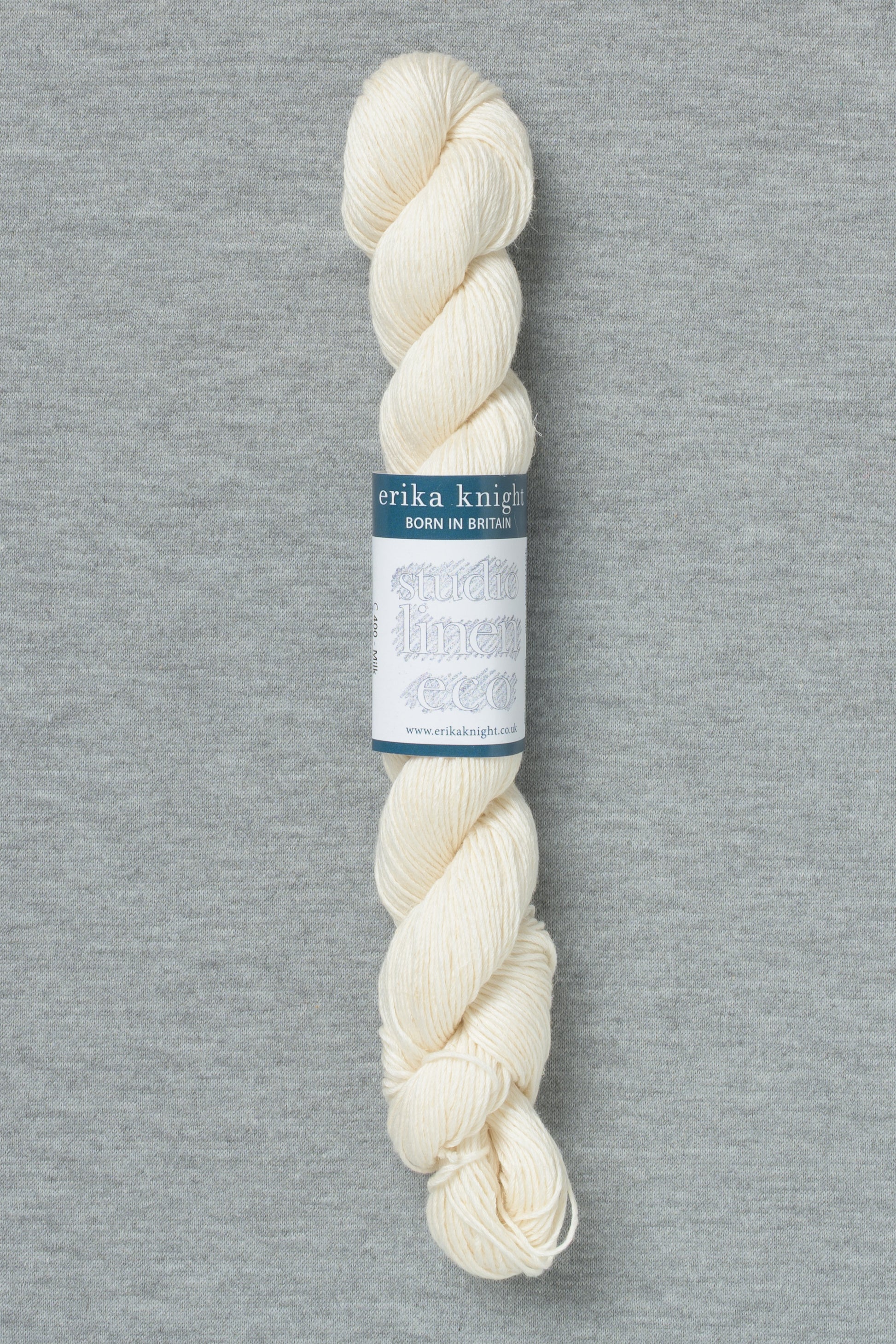 Erika Knight Studio Linen Eco 400 Milk (Bag of 10)